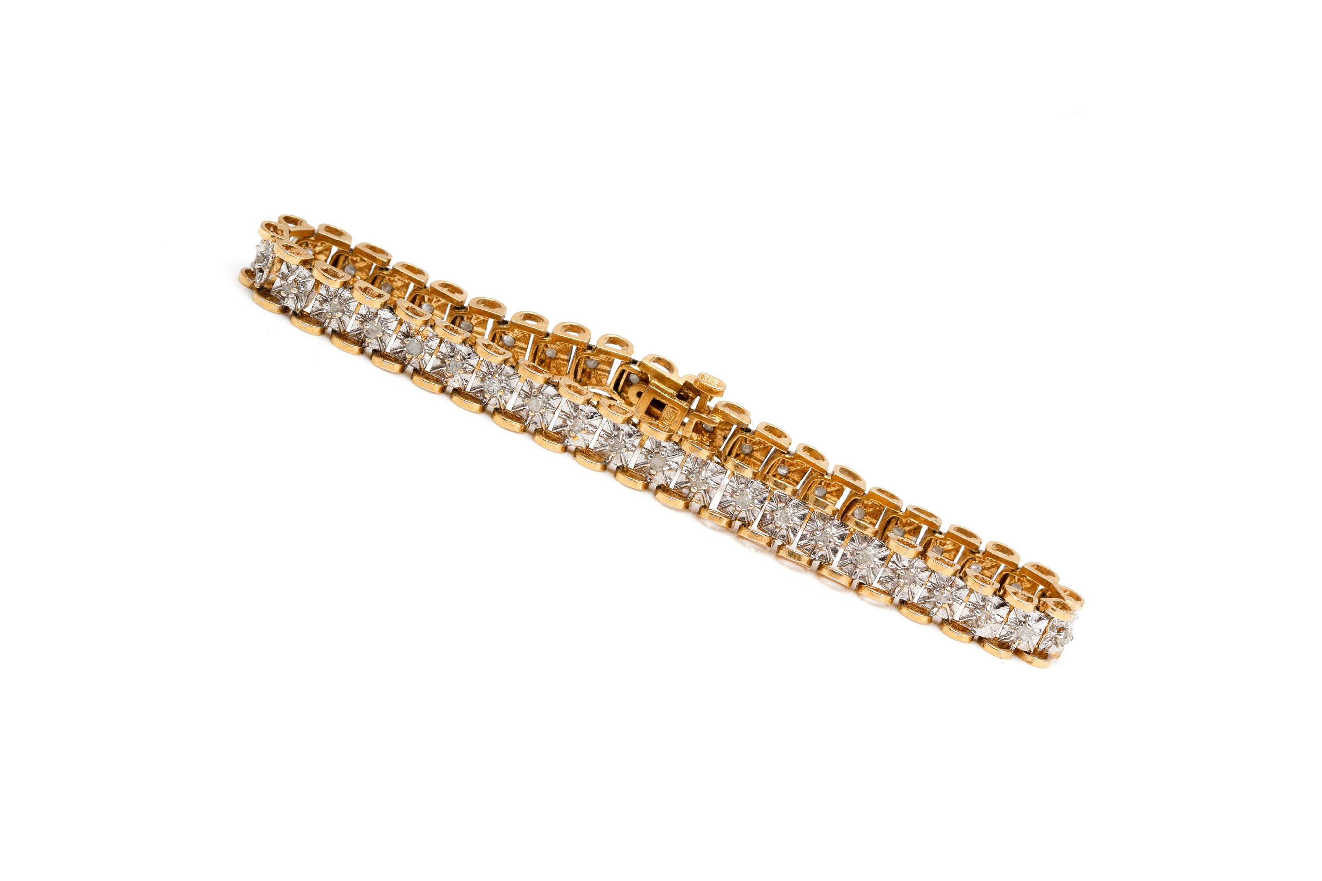 Vermeil Sterling Silver 0.60 CTW Diamond Bracelet
