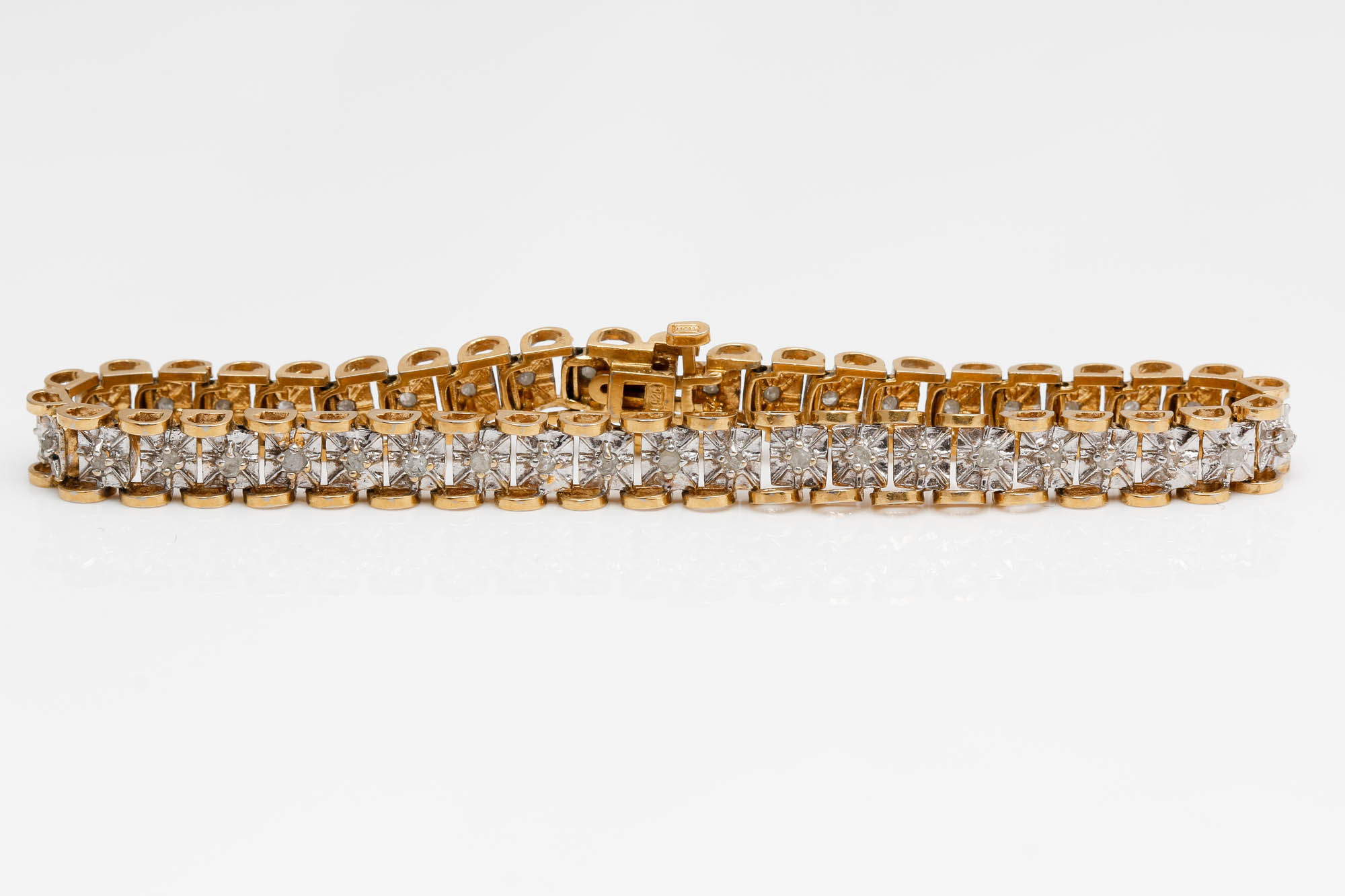 Vermeil Sterling Silver 0.60 CTW Diamond Bracelet
