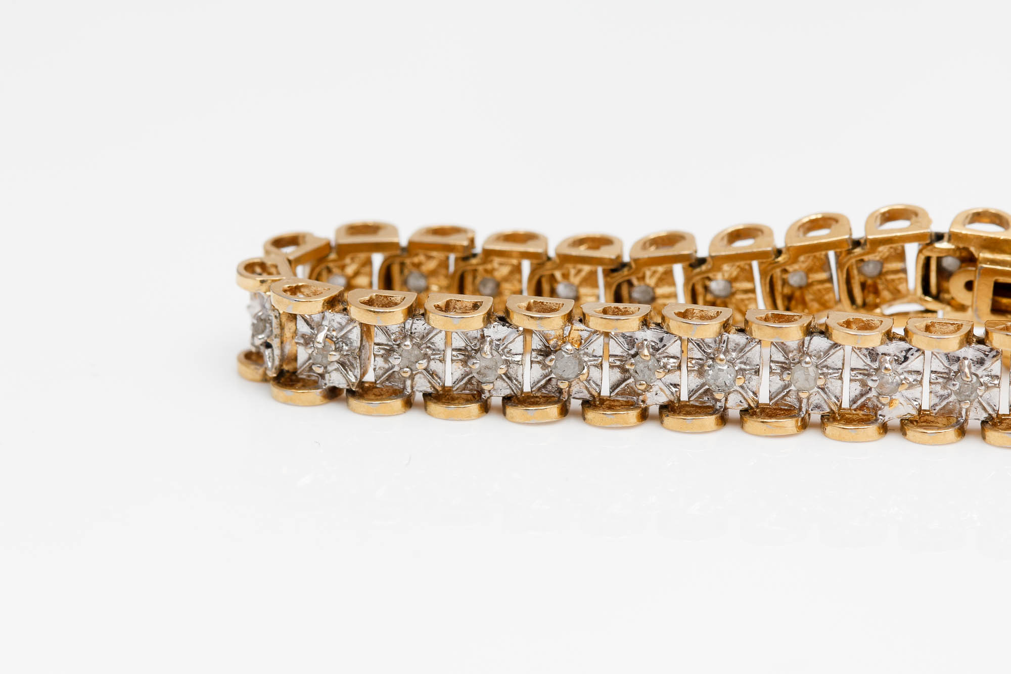 Vermeil Sterling Silver 0.60 CTW Diamond Bracelet