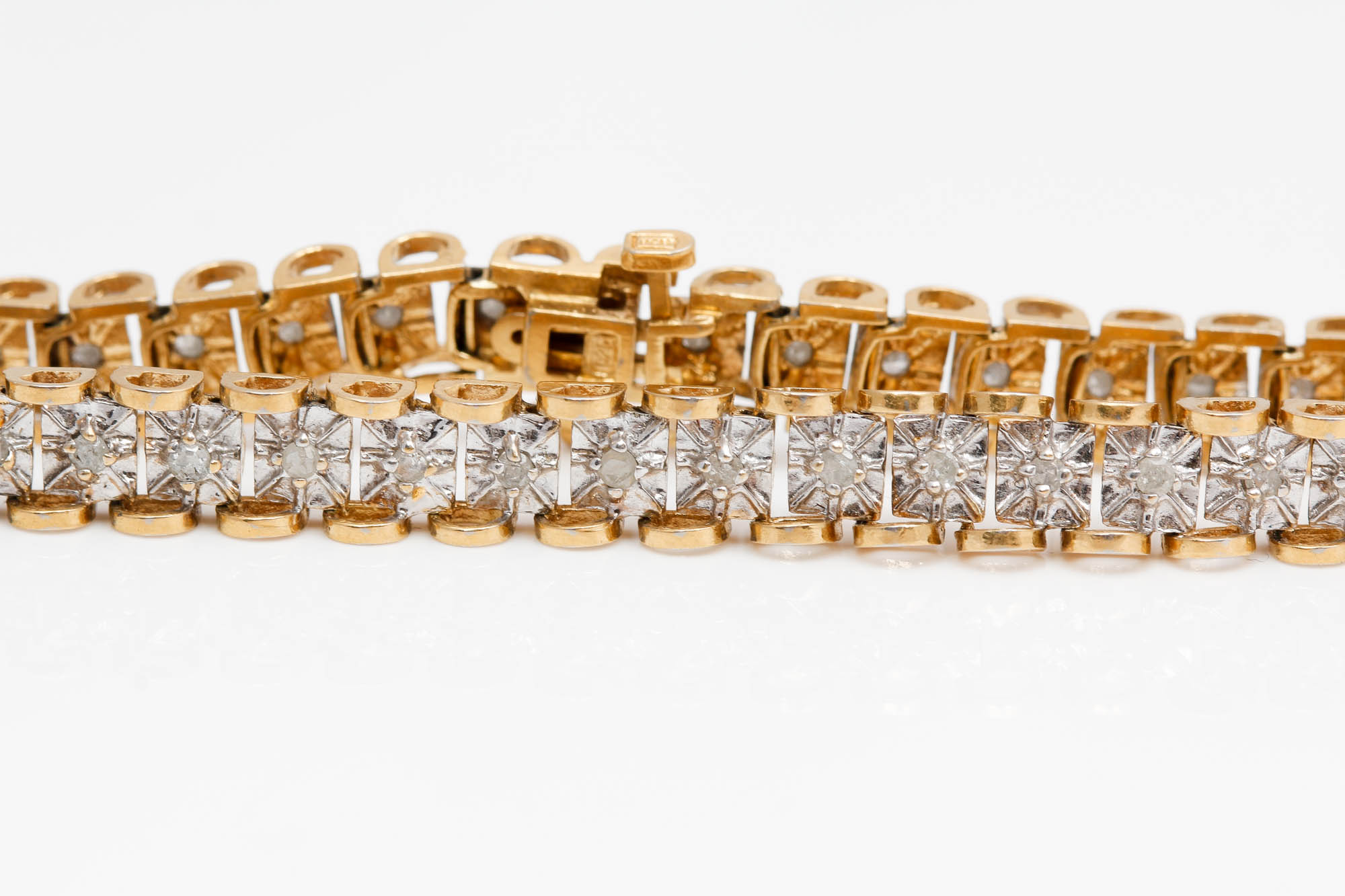 Vermeil Sterling Silver 0.60 CTW Diamond Bracelet