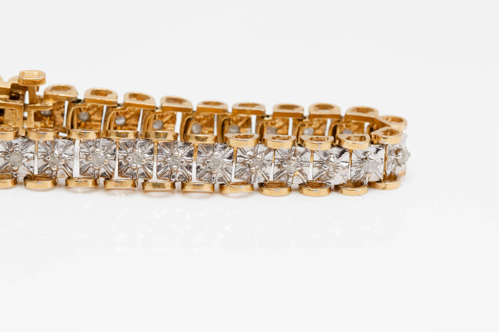 Vermeil Sterling Silver 0.60 CTW Diamond Bracelet