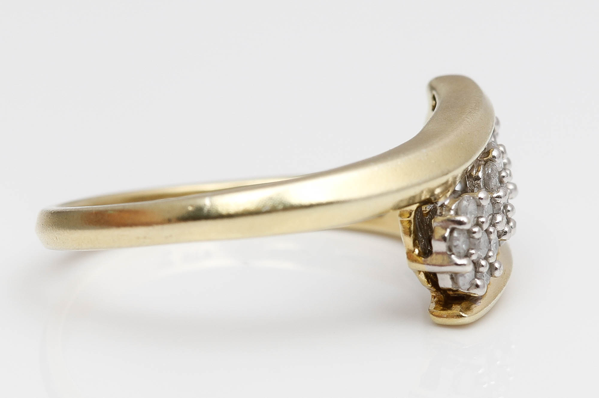 Sterling Silver Diamond Pendant Necklace and Ring