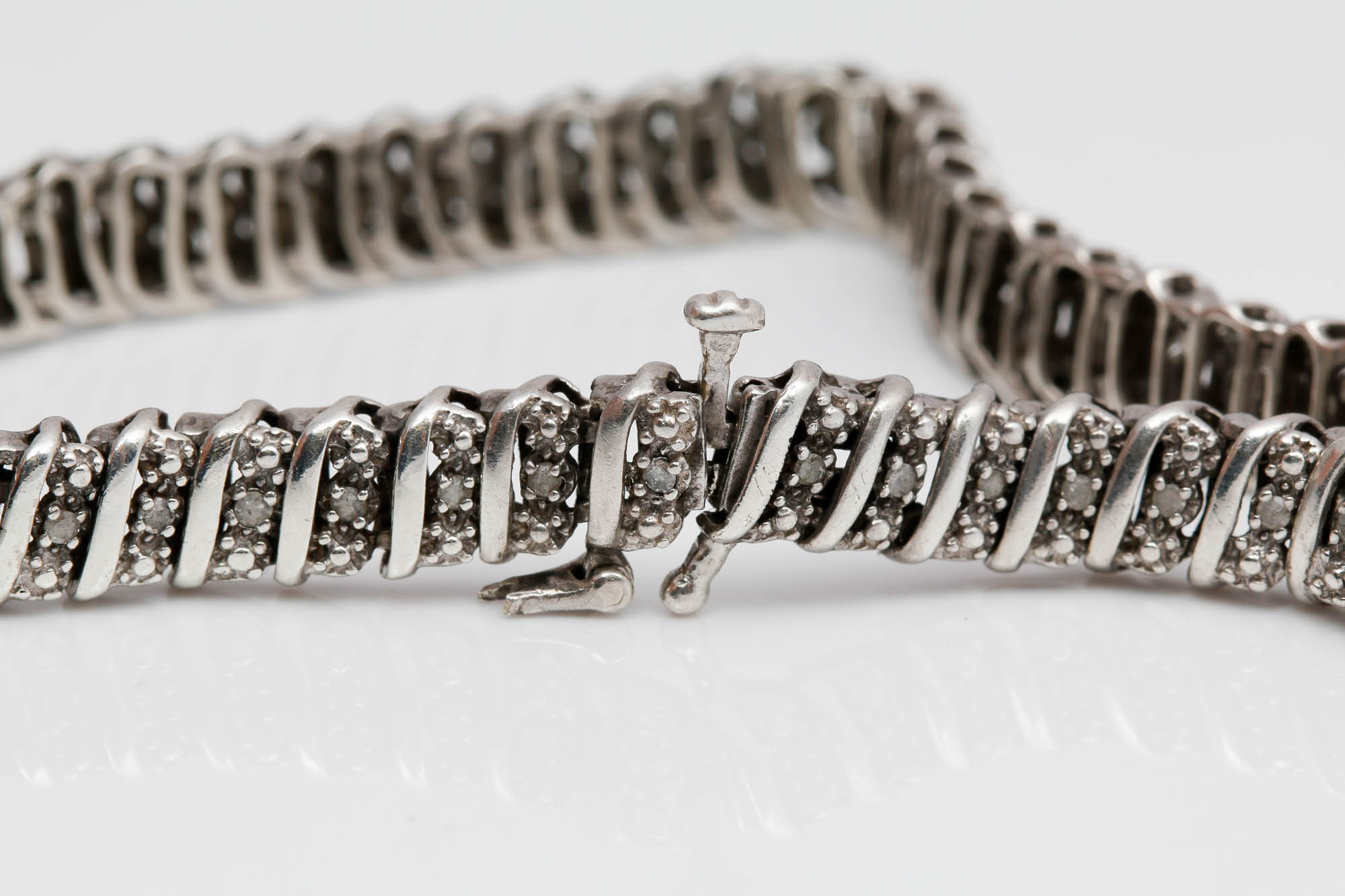 Sterling Silver 0.50 CTW Diamond Bracelet