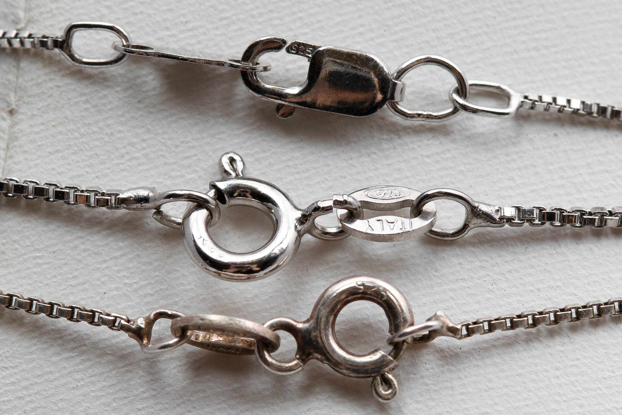 Sterling Silver Diamond and Blue Topaz Pendant Necklaces