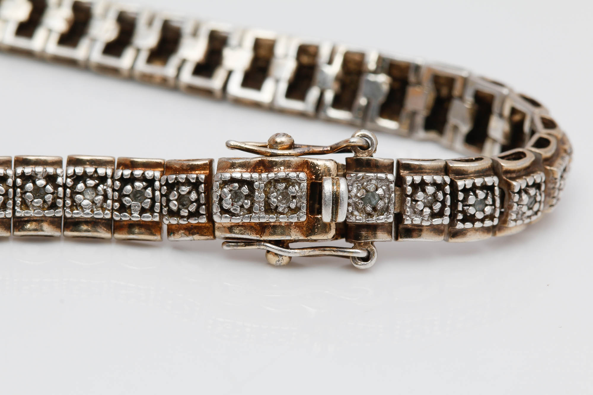 Sterling Silver Diamond Bracelets