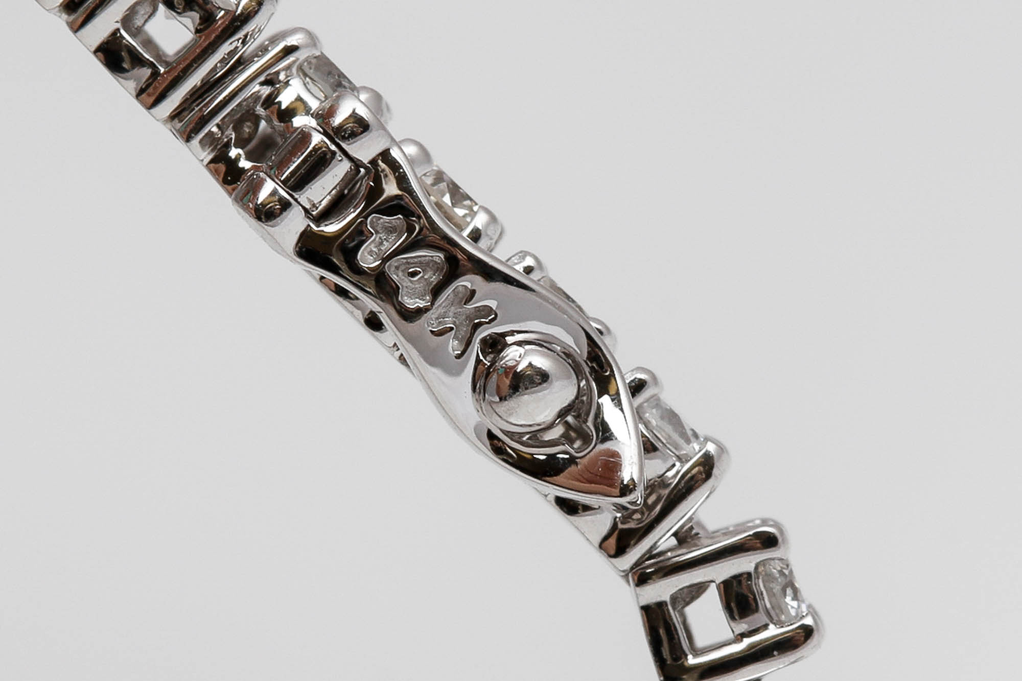 14K White Gold 4.33 CTW Diamond Bracelet