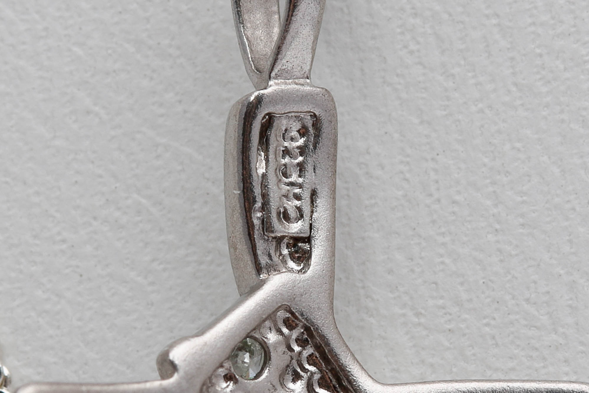 Sterling Silver Diamond Cross and Itchthus Pendant Necklaces