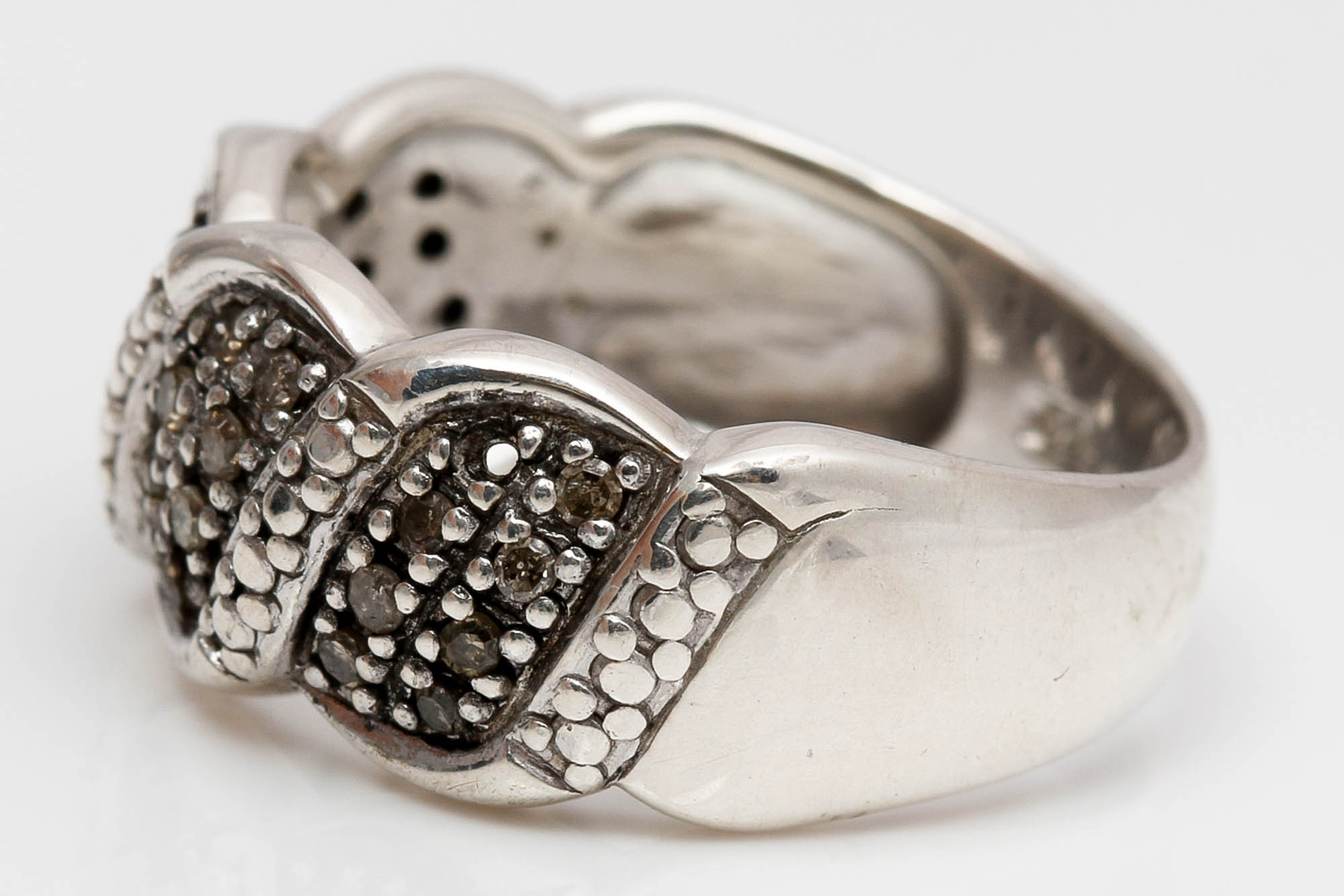 Sterling Silver Diamond Rings