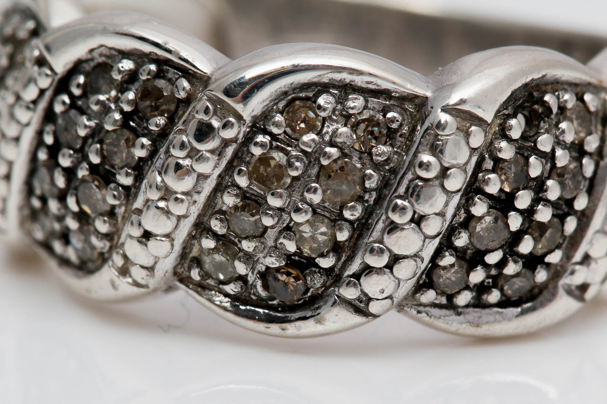 Sterling Silver Diamond Rings