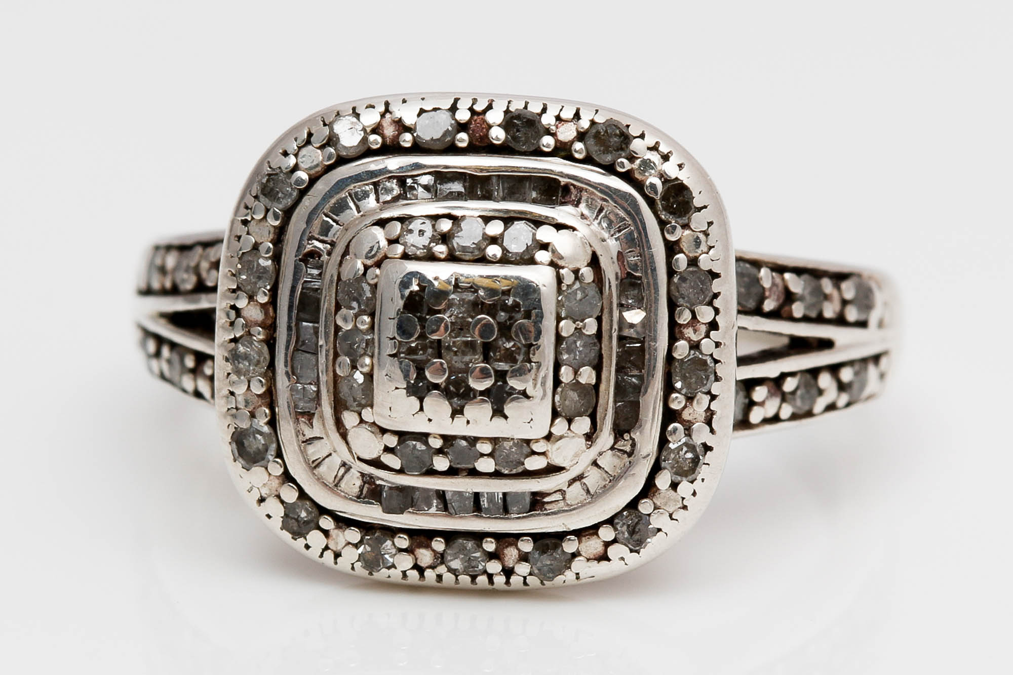 Sterling Silver Diamond Rings