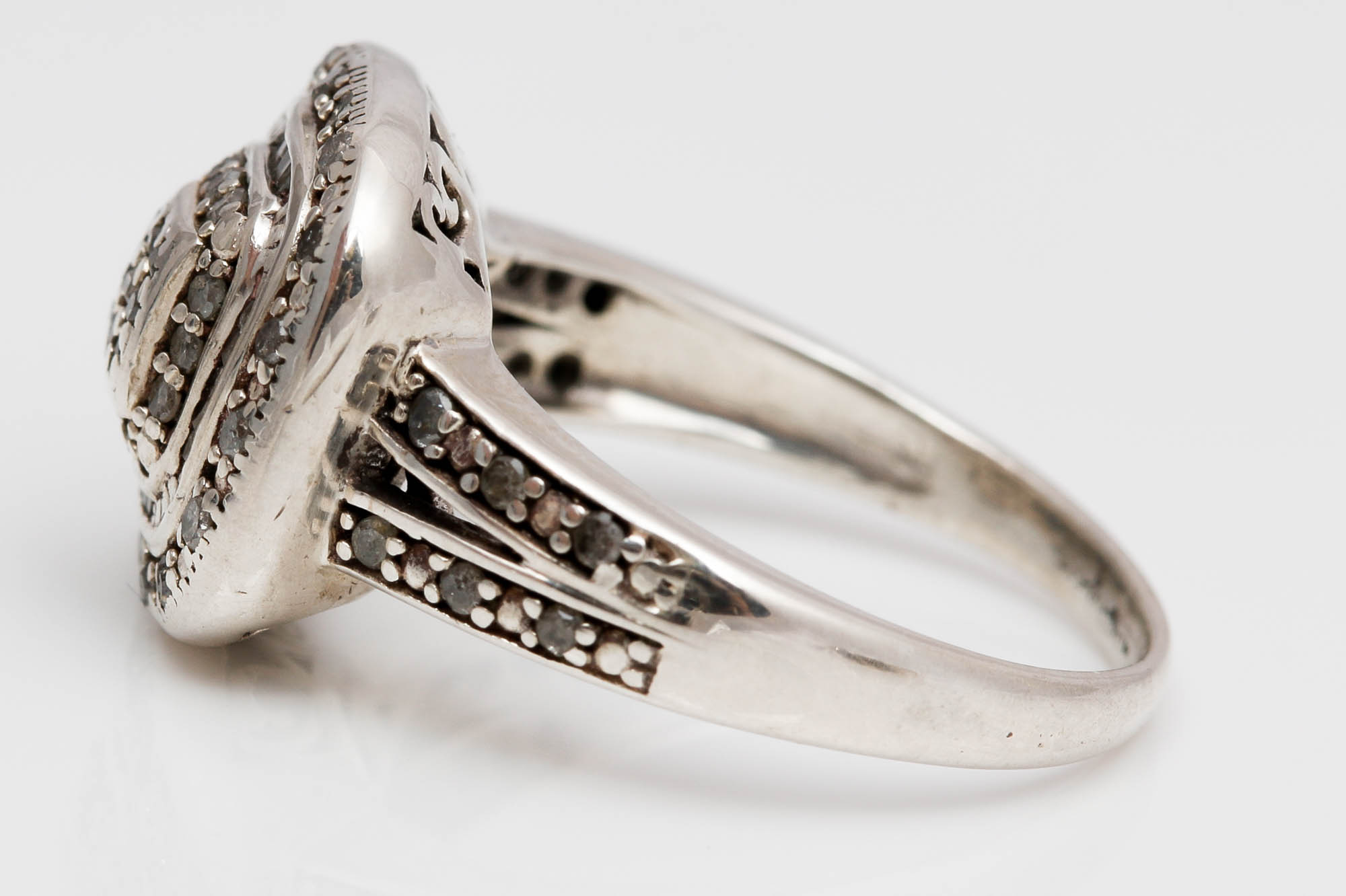 Sterling Silver Diamond Rings