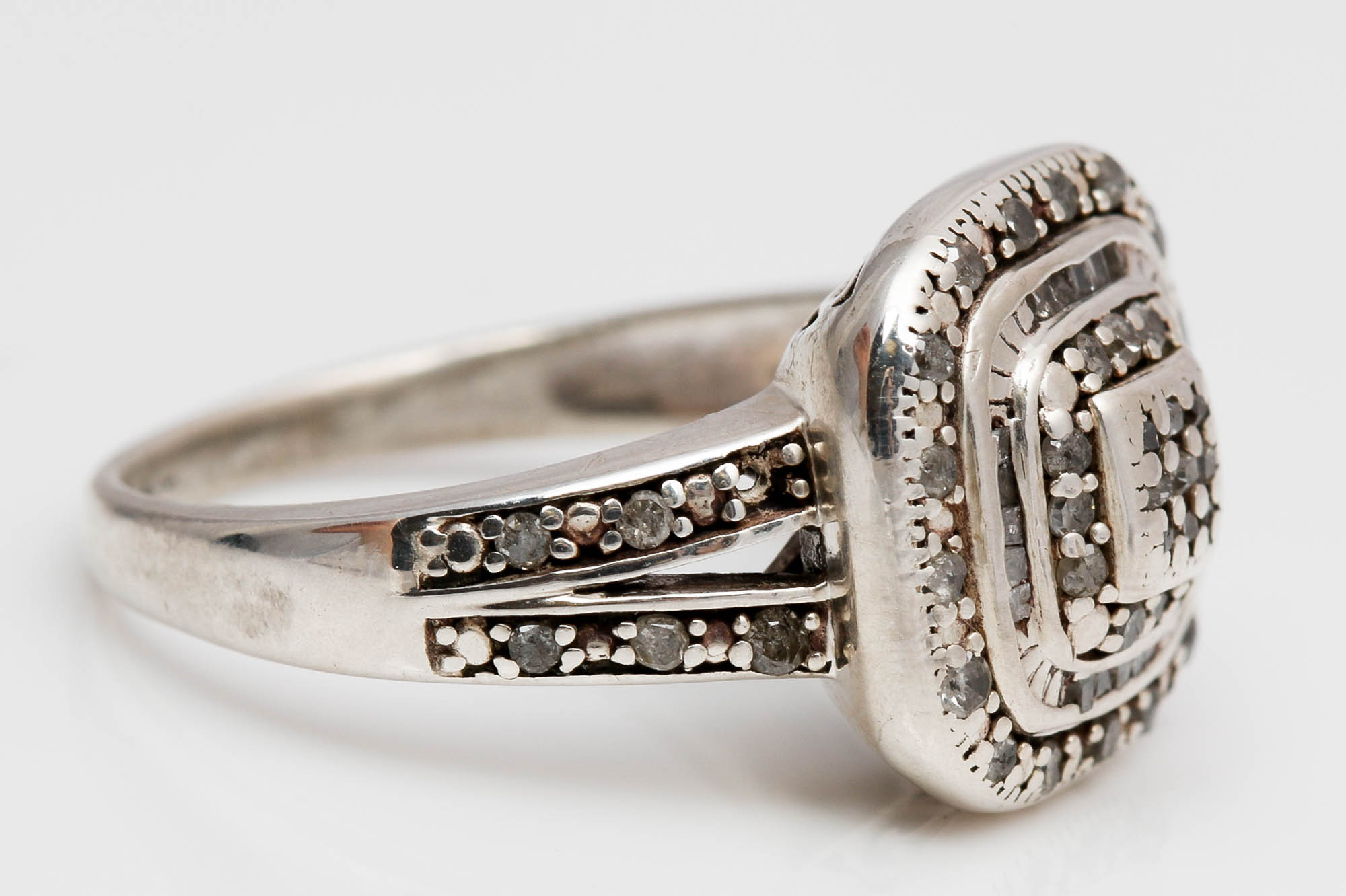Sterling Silver Diamond Rings