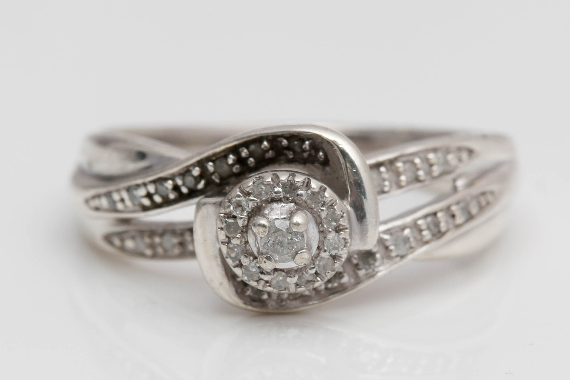 Sterling Silver Diamond Rings