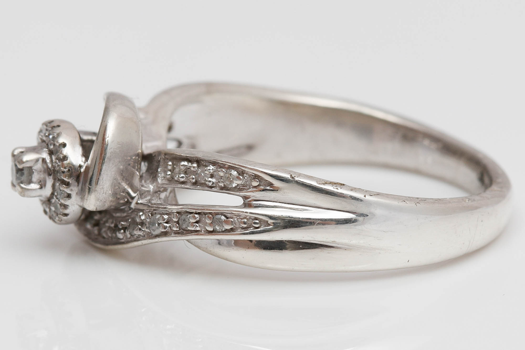 Sterling Silver Diamond Rings