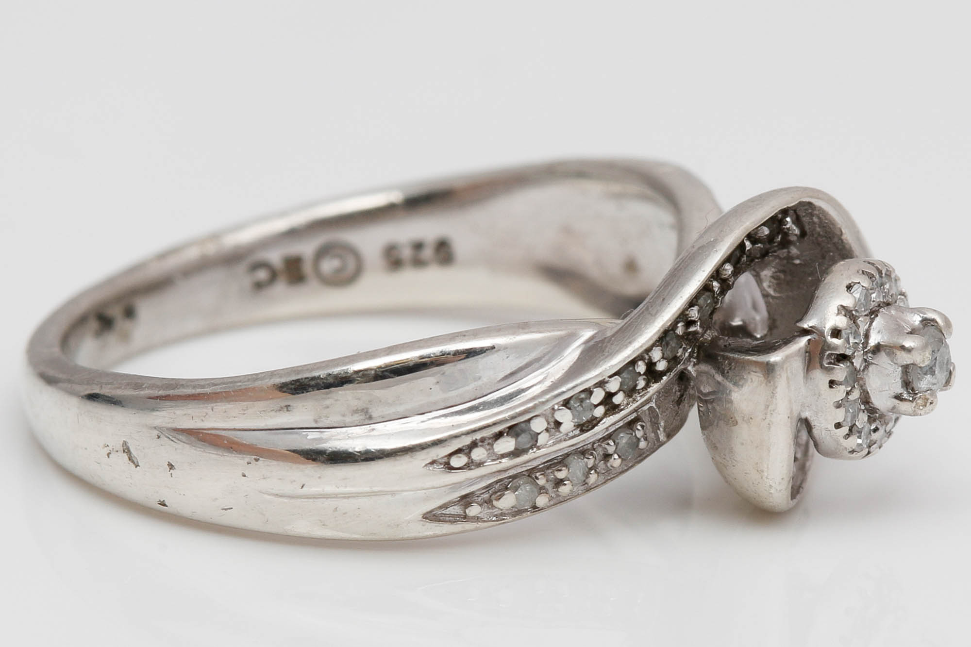 Sterling Silver Diamond Rings