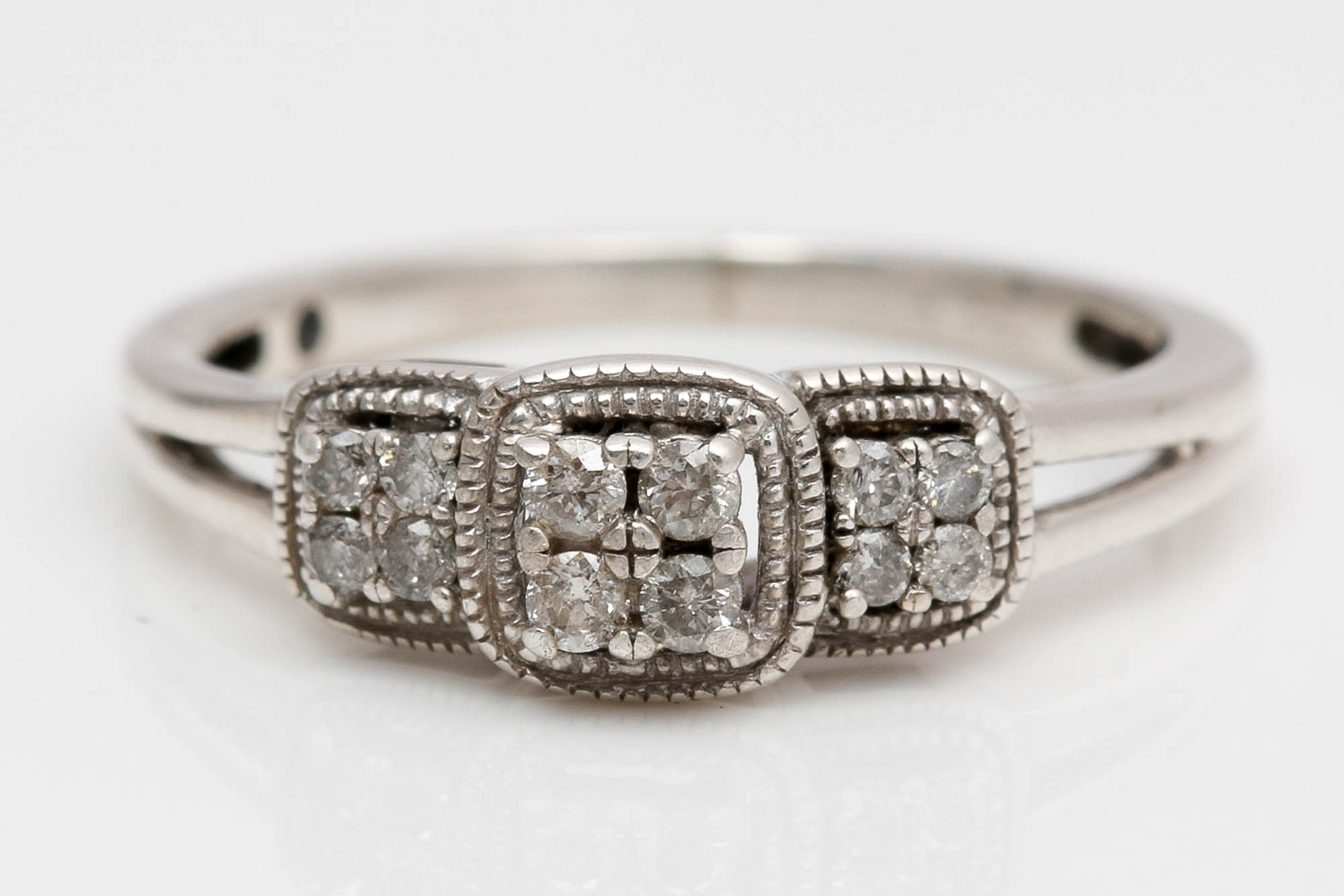 Sterling Silver Diamond Rings