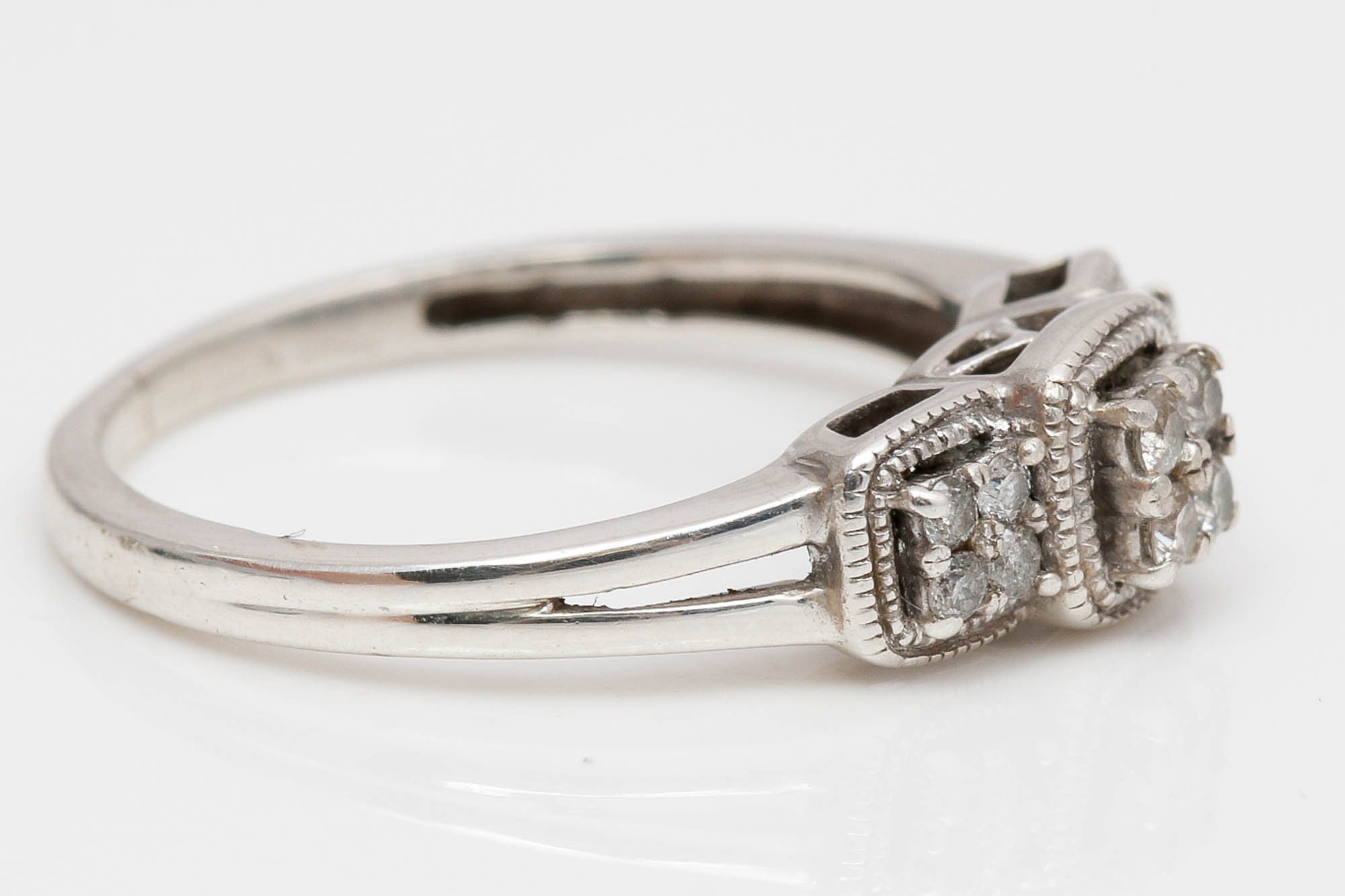 Sterling Silver Diamond Rings