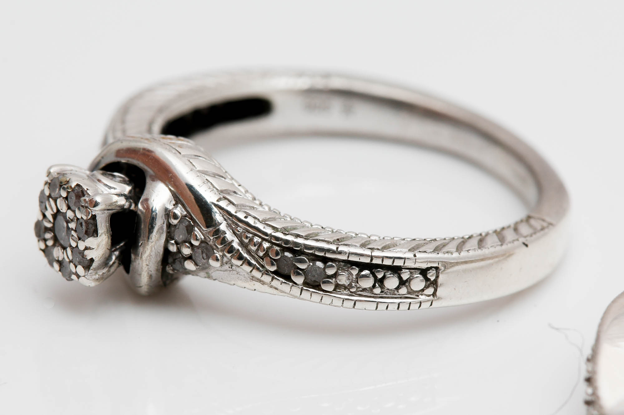 Sterling Silver Diamond Rings