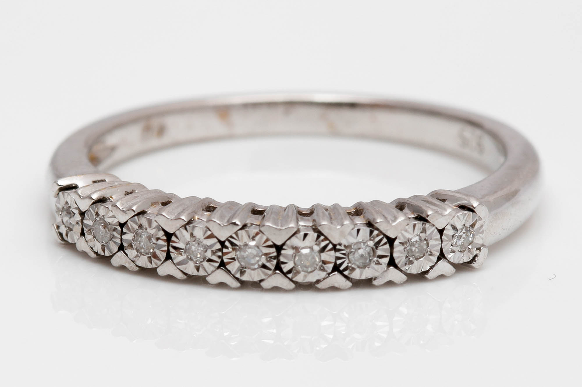 Sterling Silver Diamond Rings