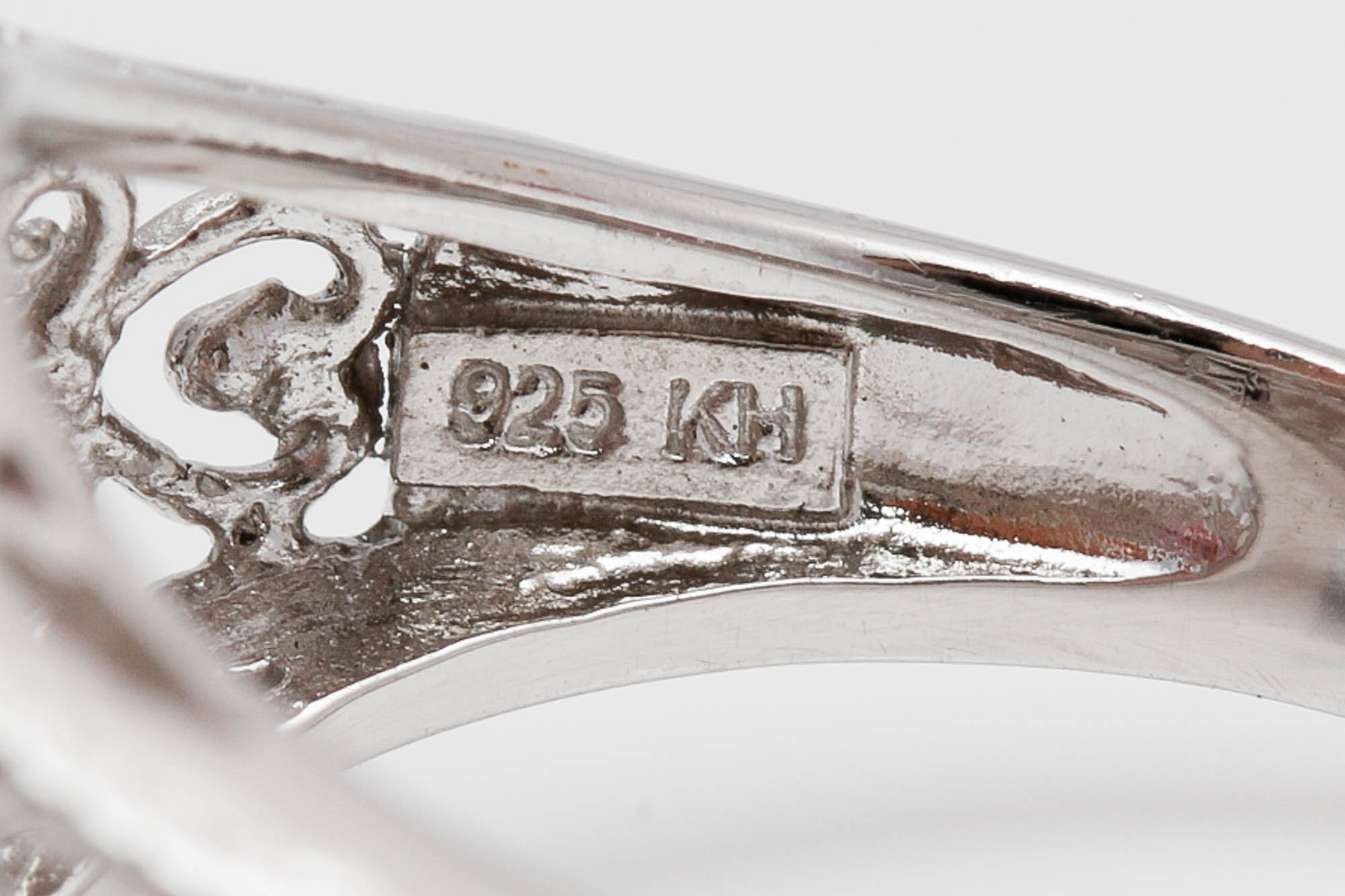 Sterling Silver Pink Topaz and Pink Cubic Zirconia Rings