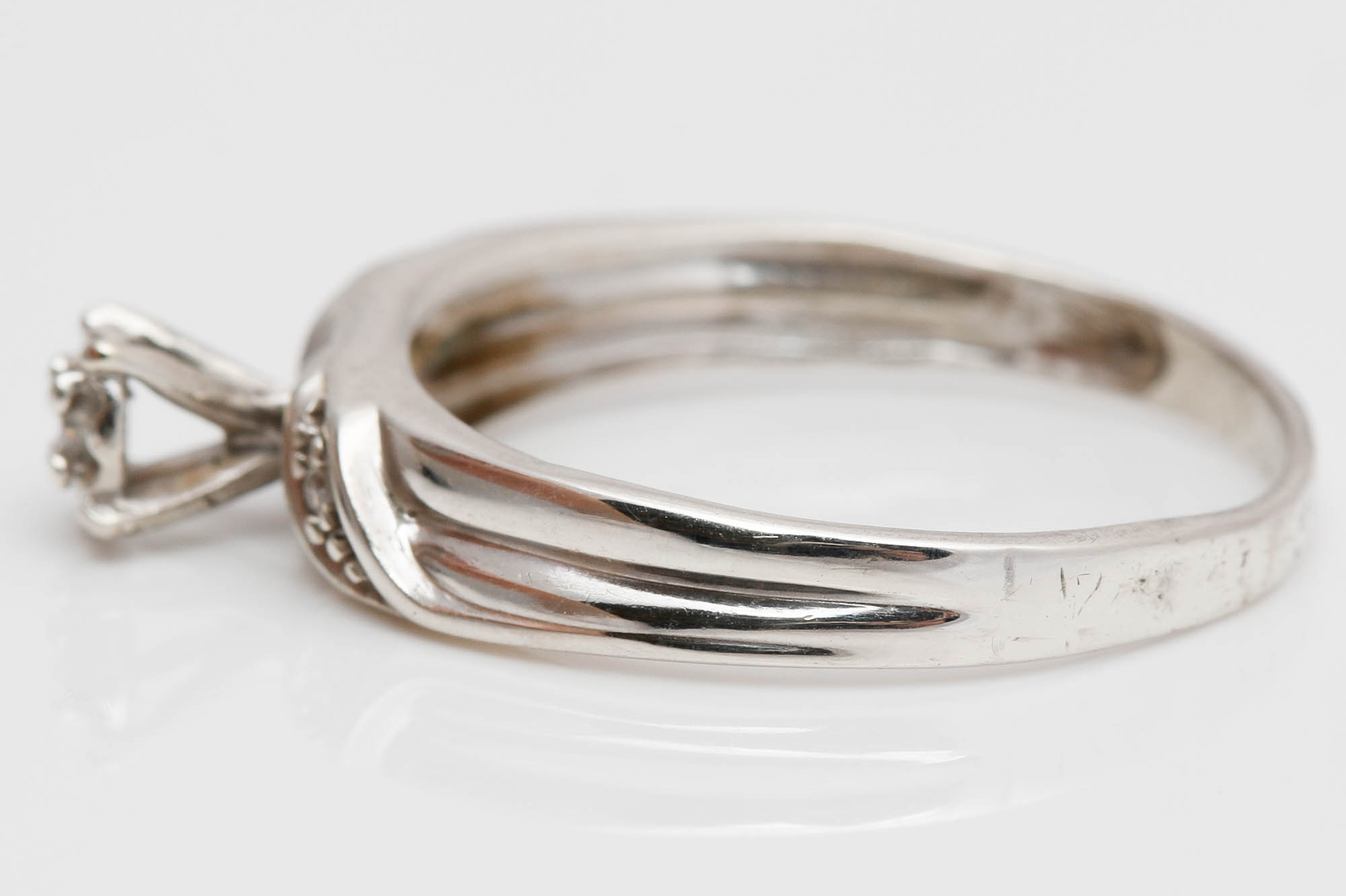 Sterling Silver Diamond Rings