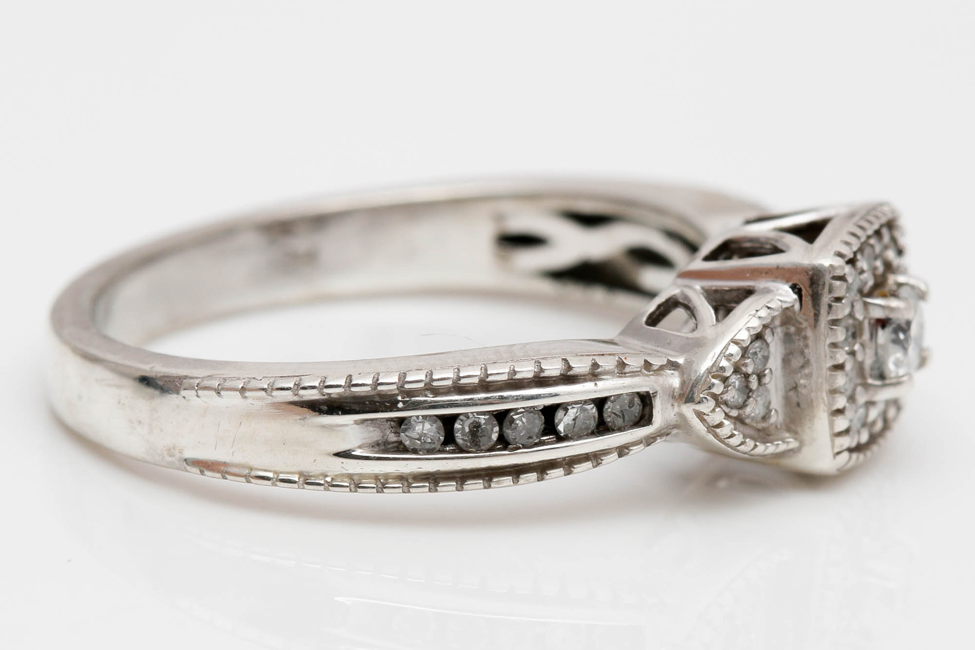 Sterling Silver Diamond Rings