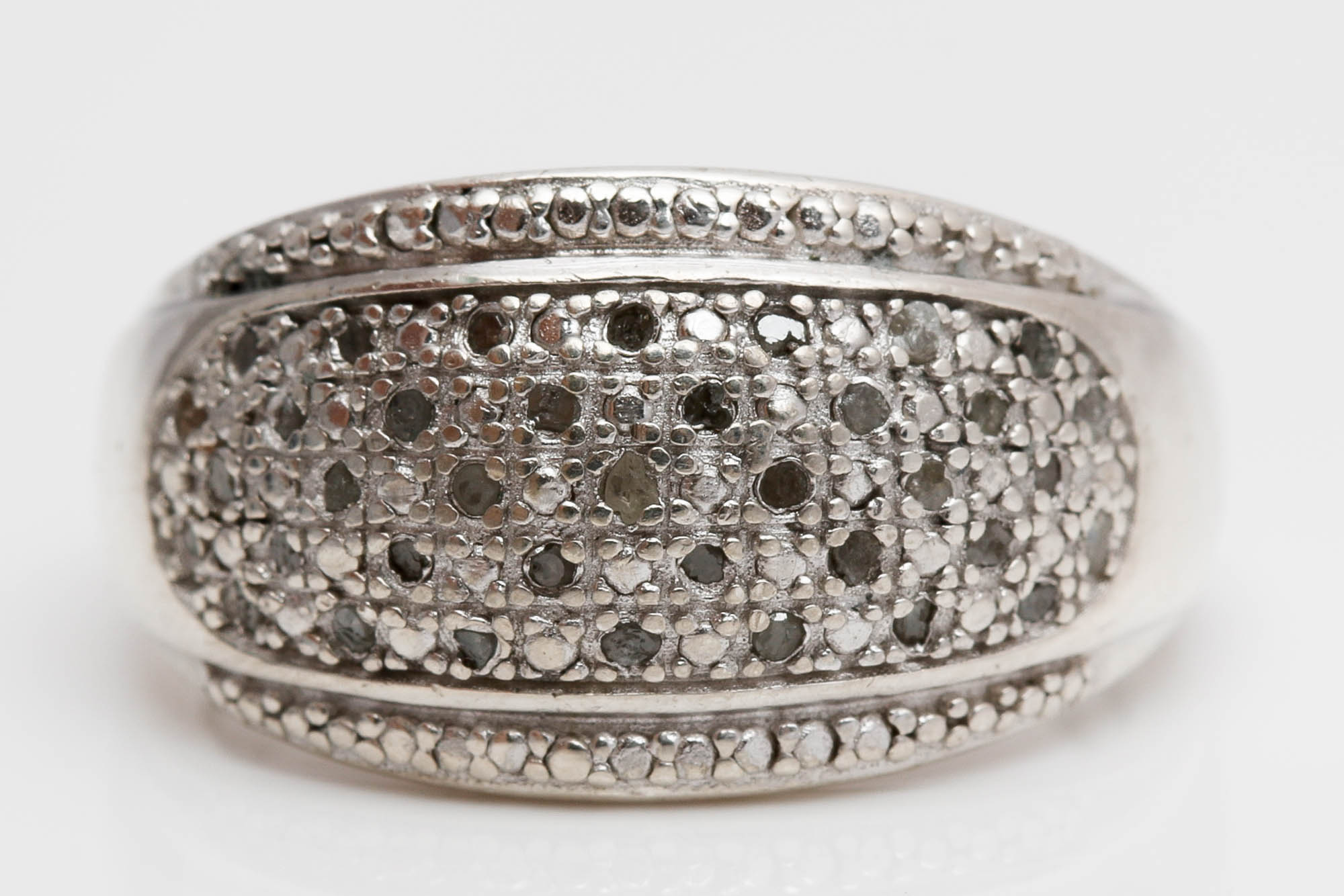 Sterling Silver Diamond Rings