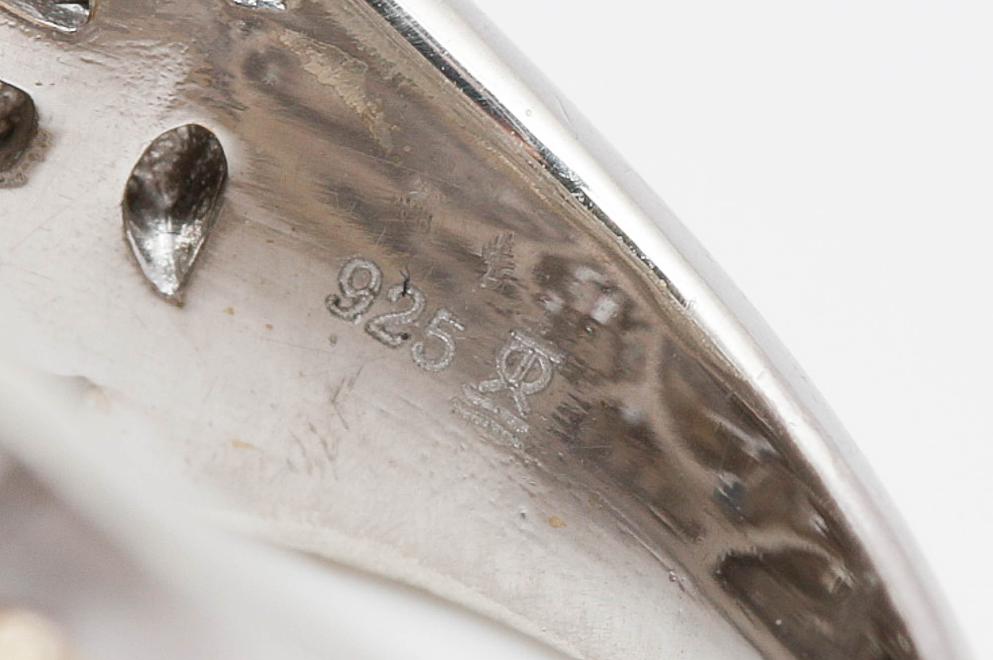 Sterling Silver Vermeil Accented 0.65 CTW Diamond Ring