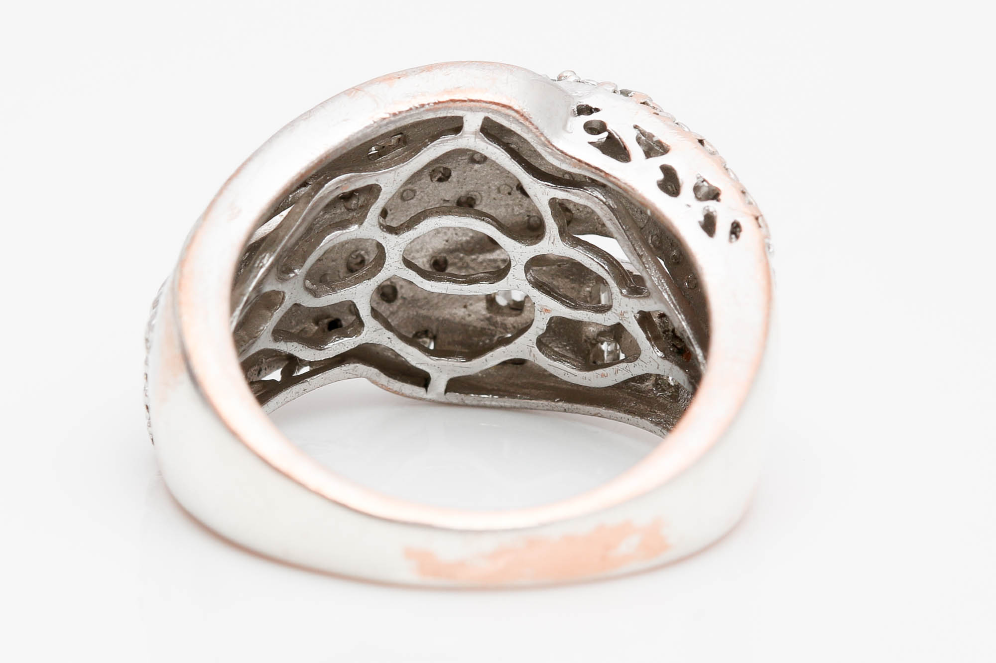 Sterling Silver Diamond Ring