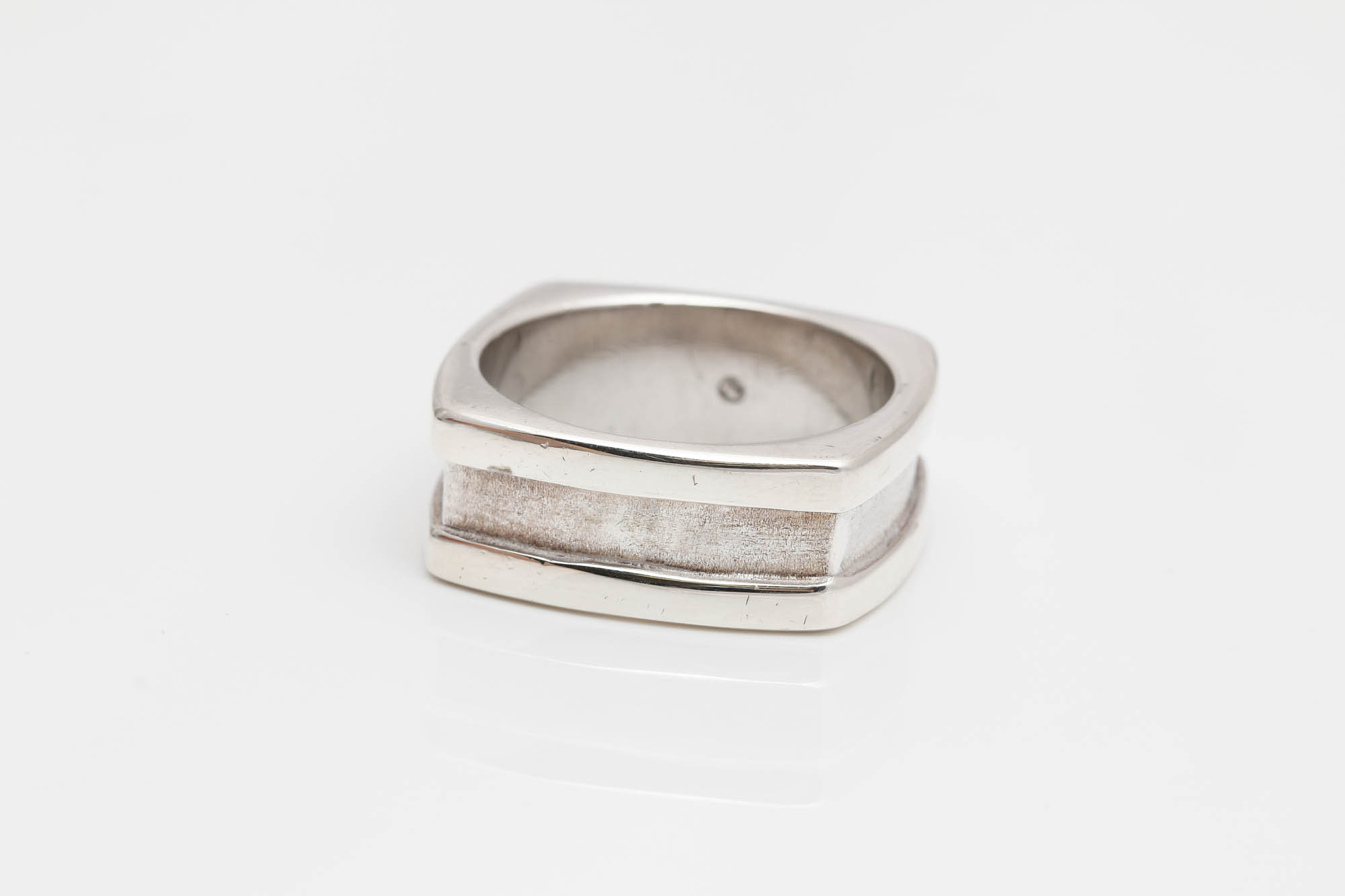 Sterling Silver Diamond Band