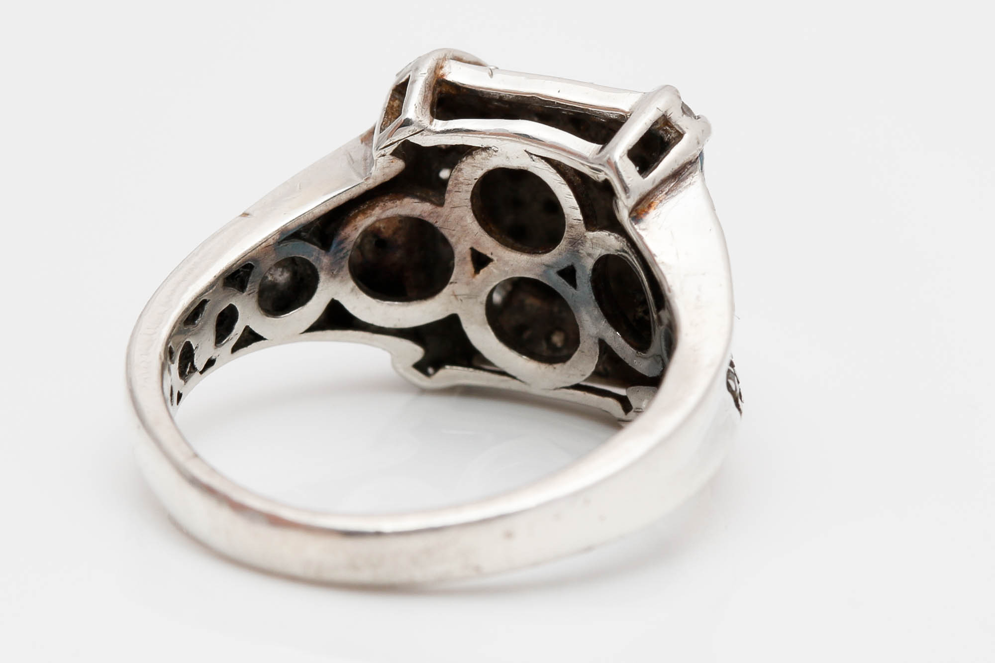 Sterling Silver Diamond Ring