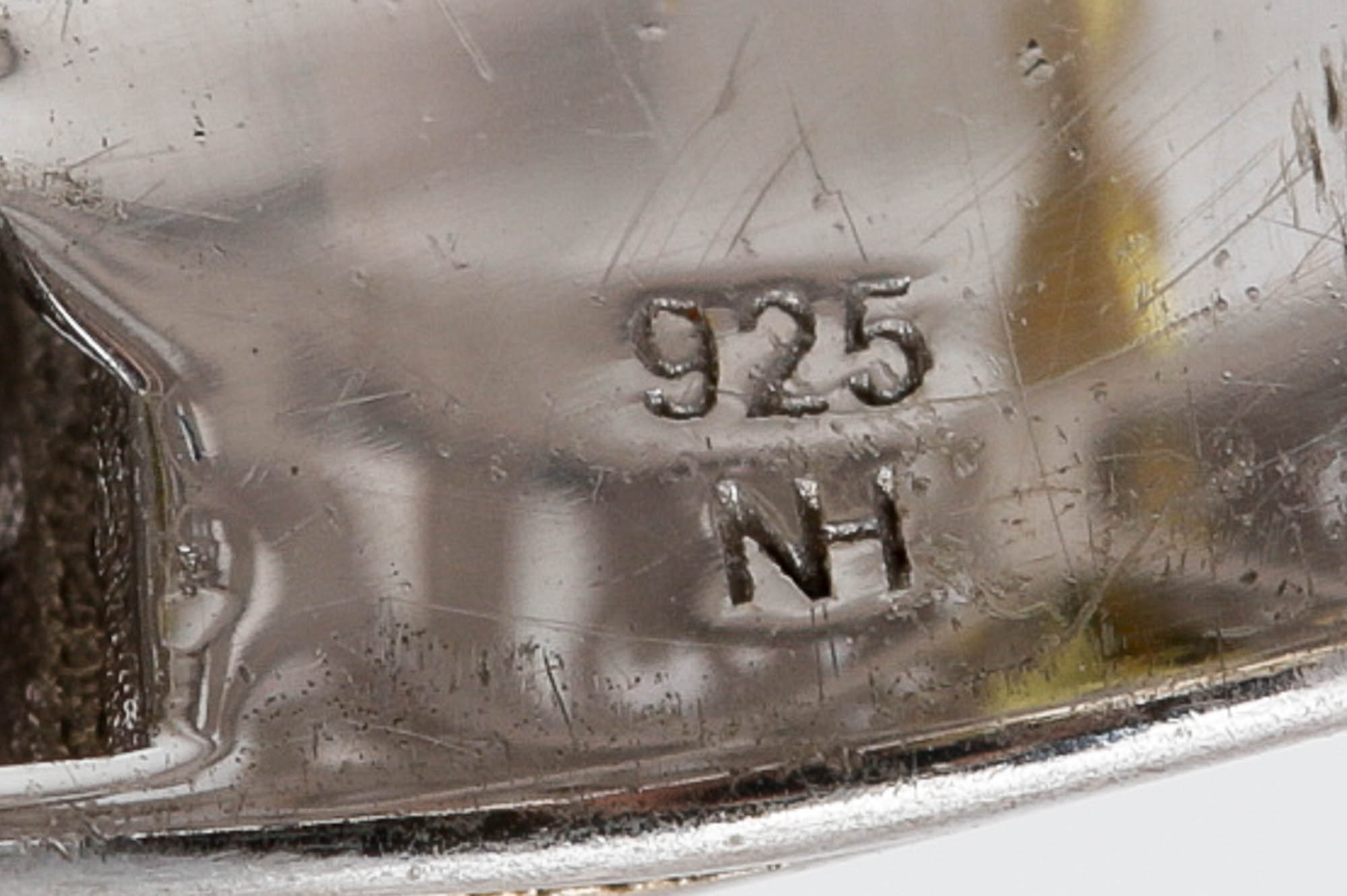 Vermeil Sterling Silver Quartz and Sapphire Ring