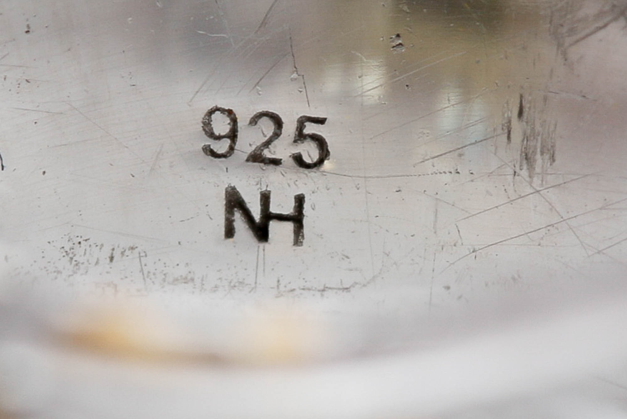 Vermeil Sterling Silver Quartz and Sapphire Ring