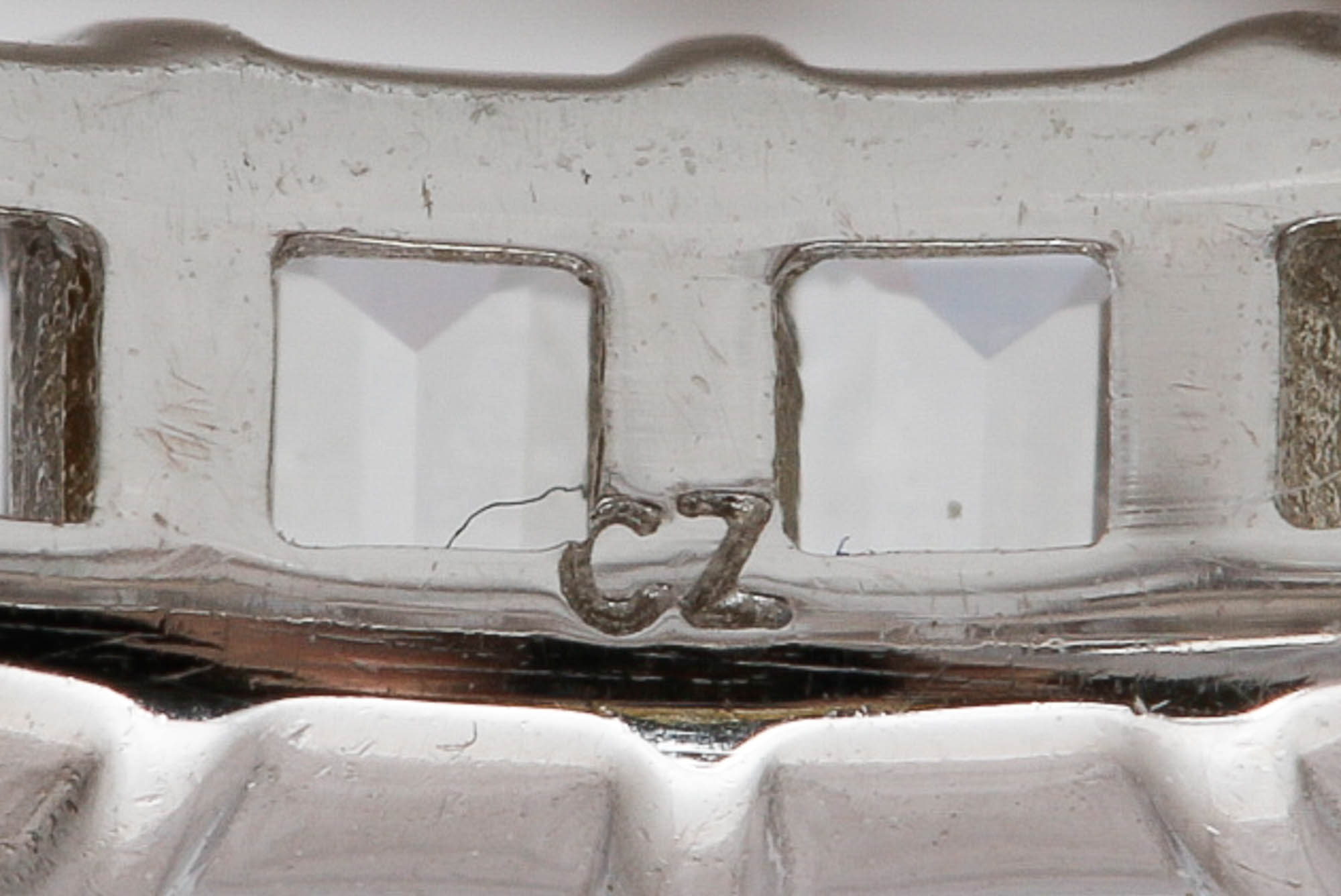 14K White Gold Cubic Zirconia Engagement Ring