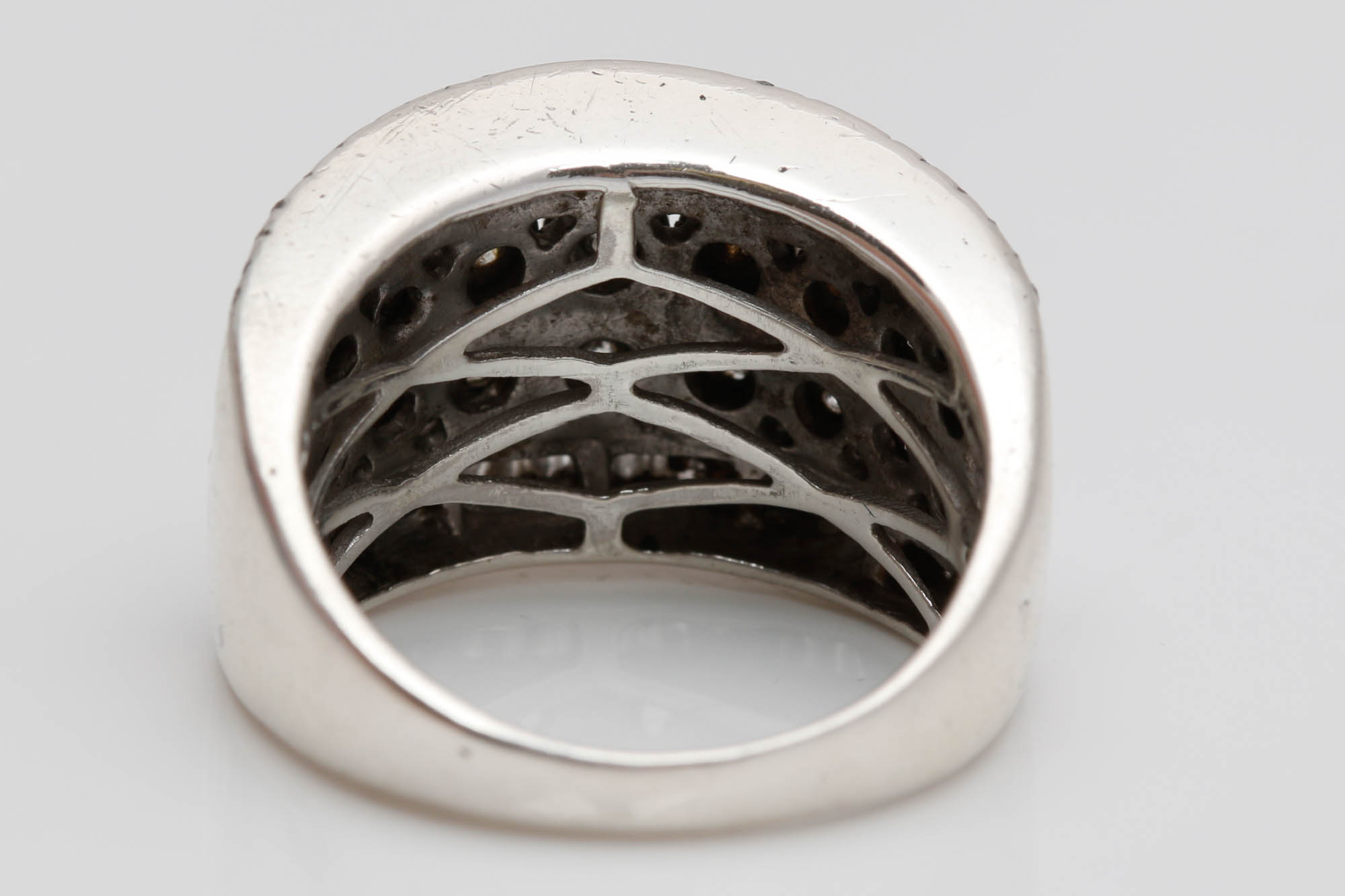 Sterling Silver 1.00 CTW Diamond Ring