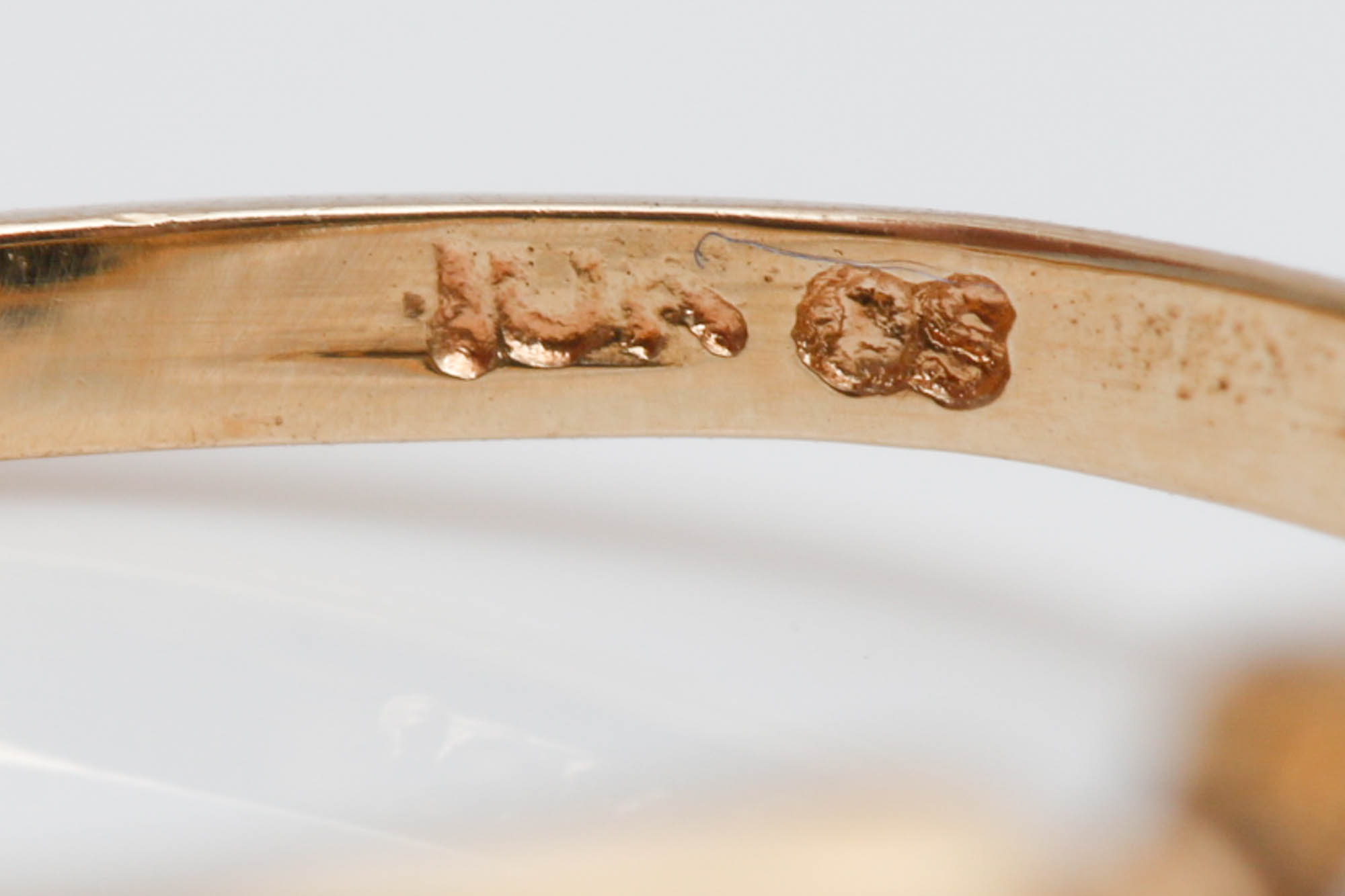 10K Yellow Gold Black Onyx and Diamond Ring