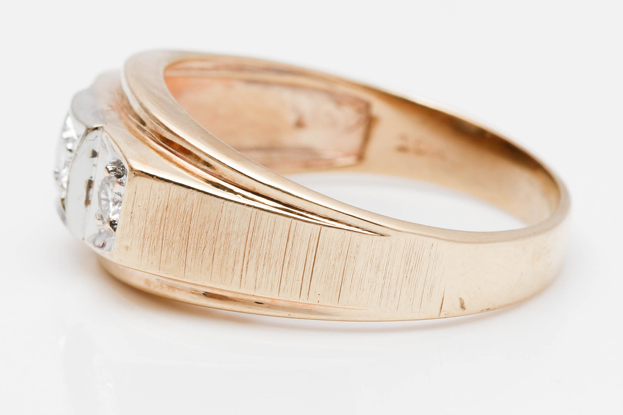 10K Yellow Gold Diamond Band