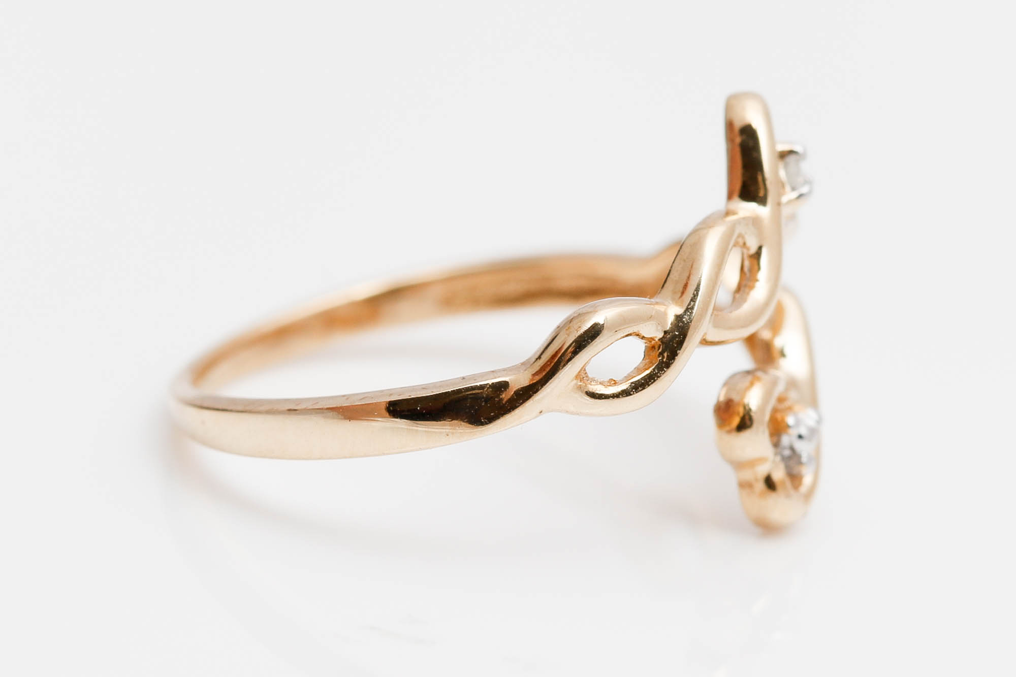 10K Yellow Gold Diamond Ring