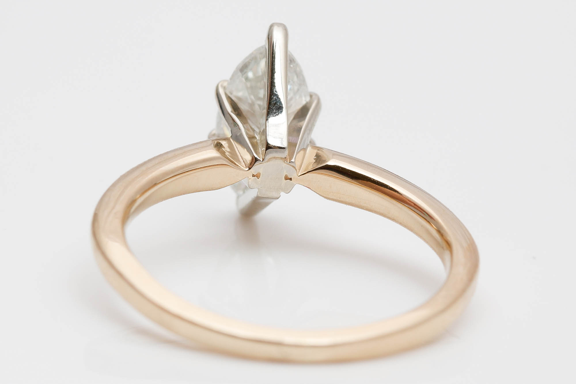 14K Yellow Gold 0.90 CT Diamond Solitaire Ring