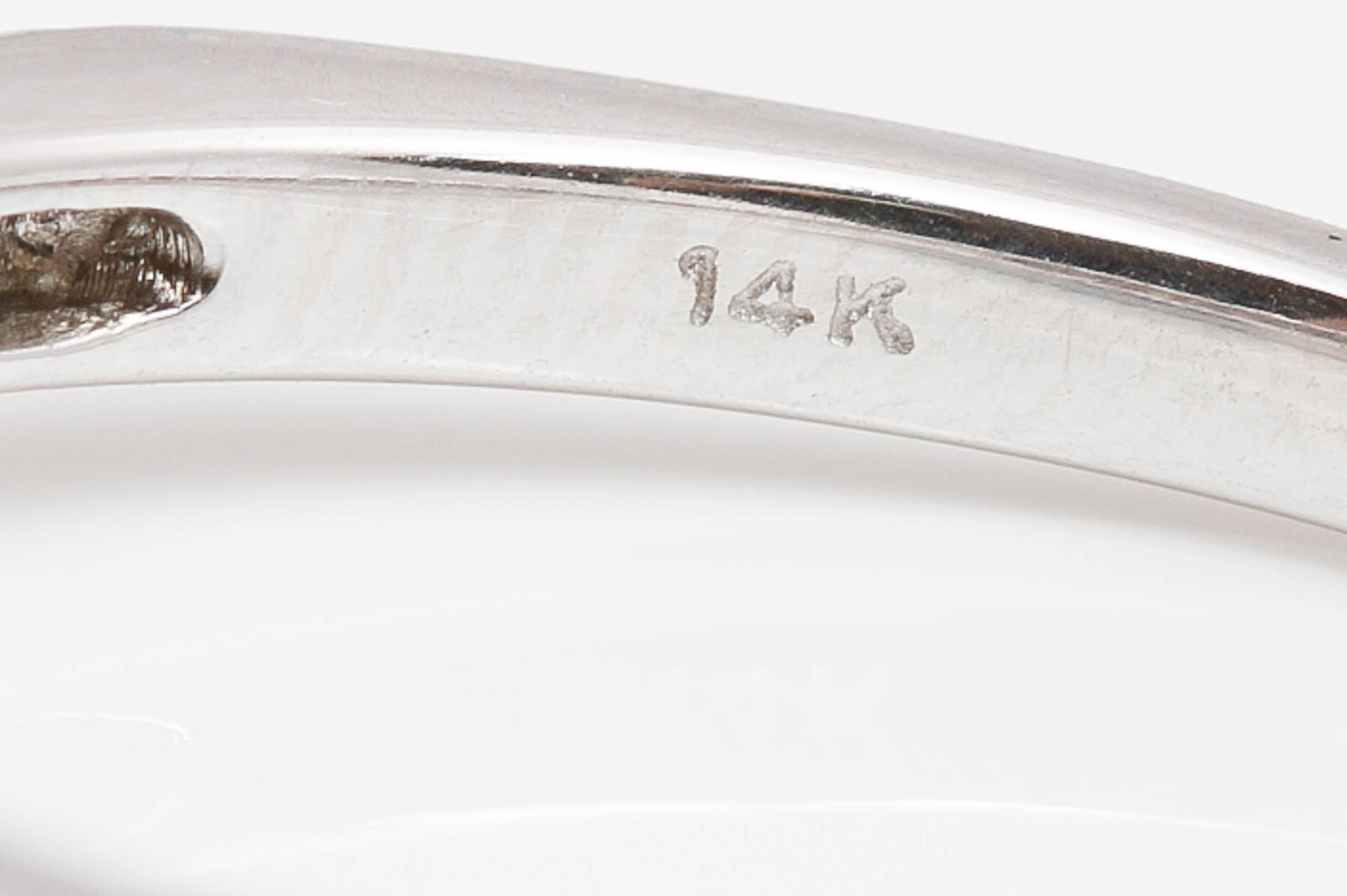 14K White Gold 0.67 CTW Diamond Engagement Ring