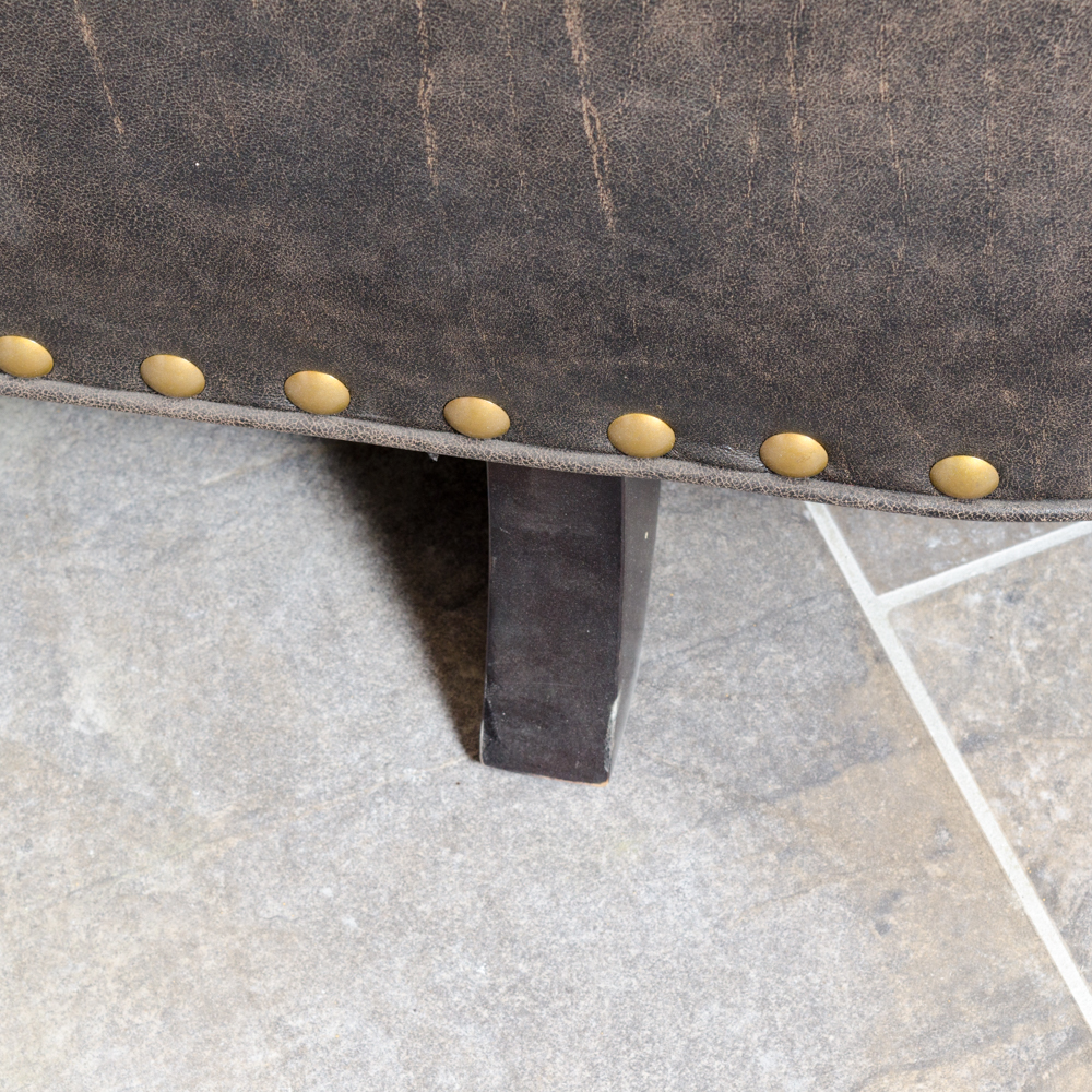 Contemporary Faux-Leather Sofa by Raymond Waites for Lane