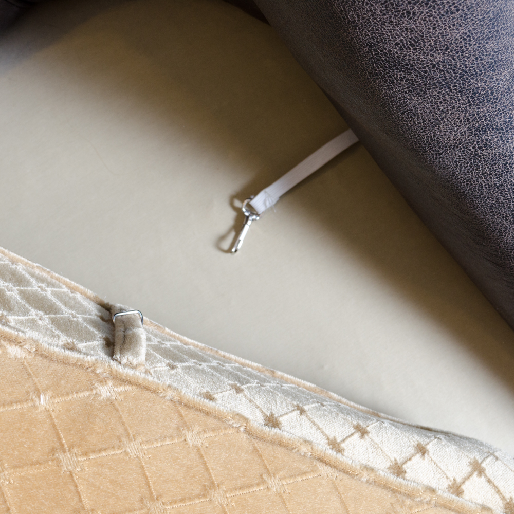 Contemporary Faux-Leather Sofa by Raymond Waites for Lane