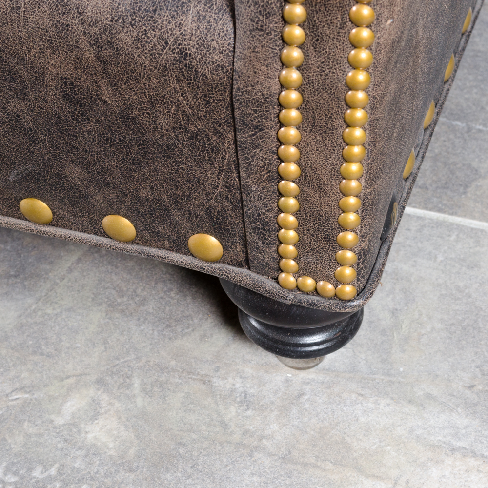 Contemporary Faux-Leather Sofa by Raymond Waites for Lane