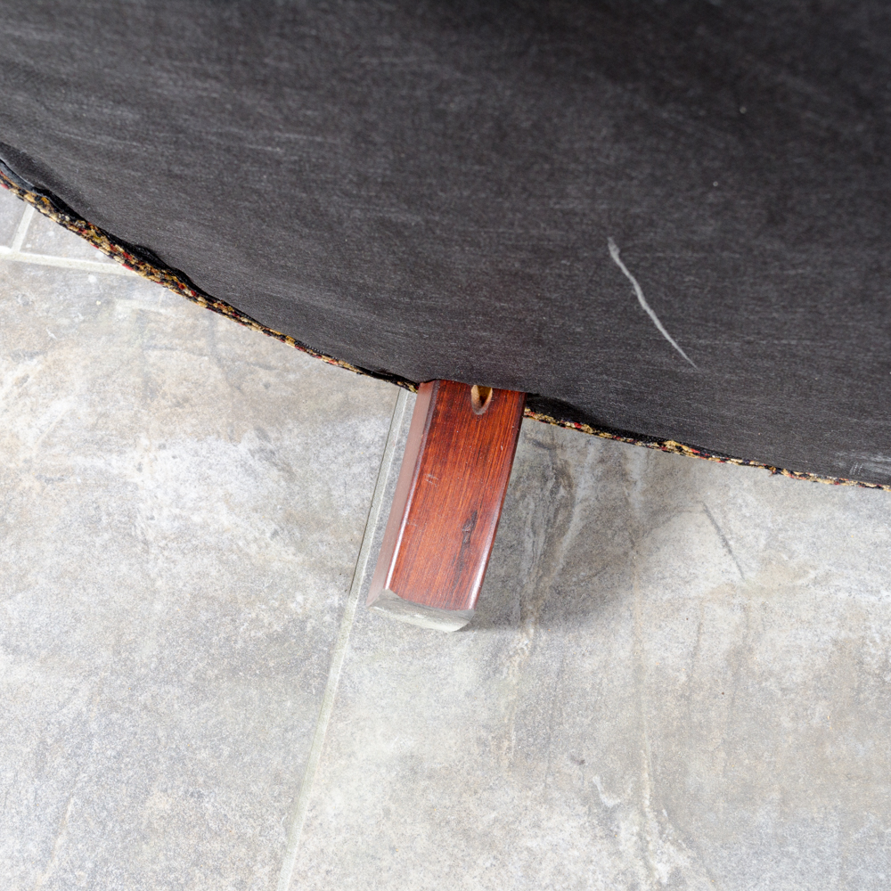 Contemporary Button-Tufted Wing Chair