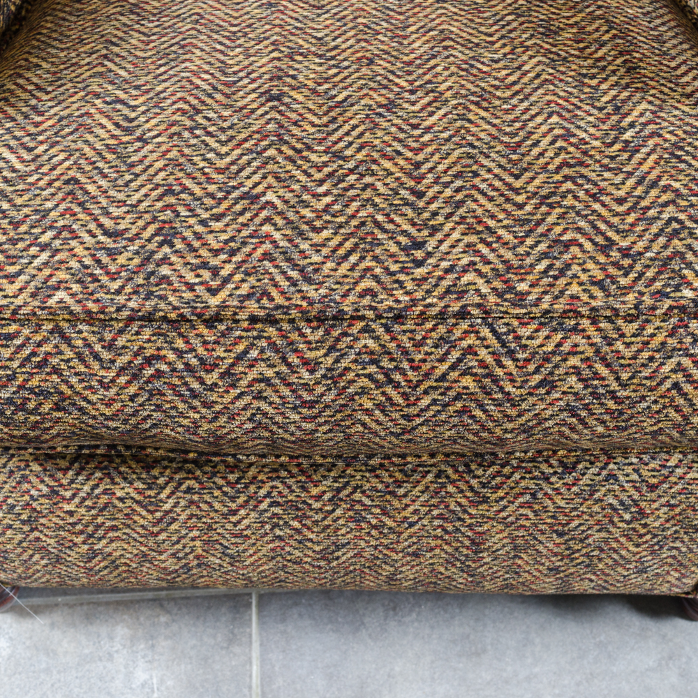 Contemporary Button-Tufted Wing Chair