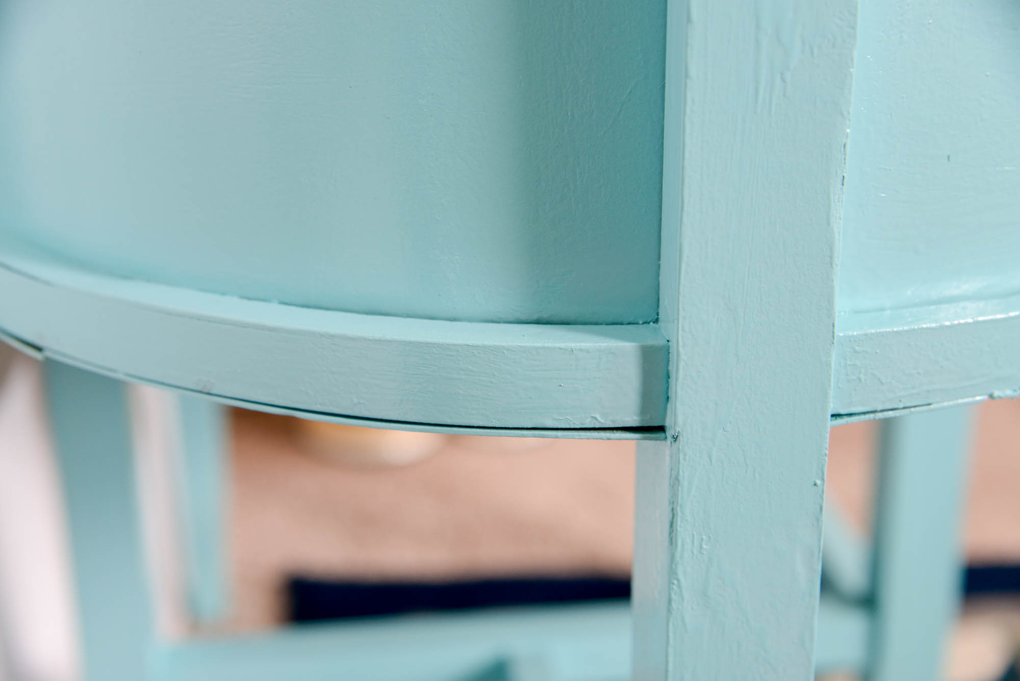 Vintage Telephone Table With Attached Chair