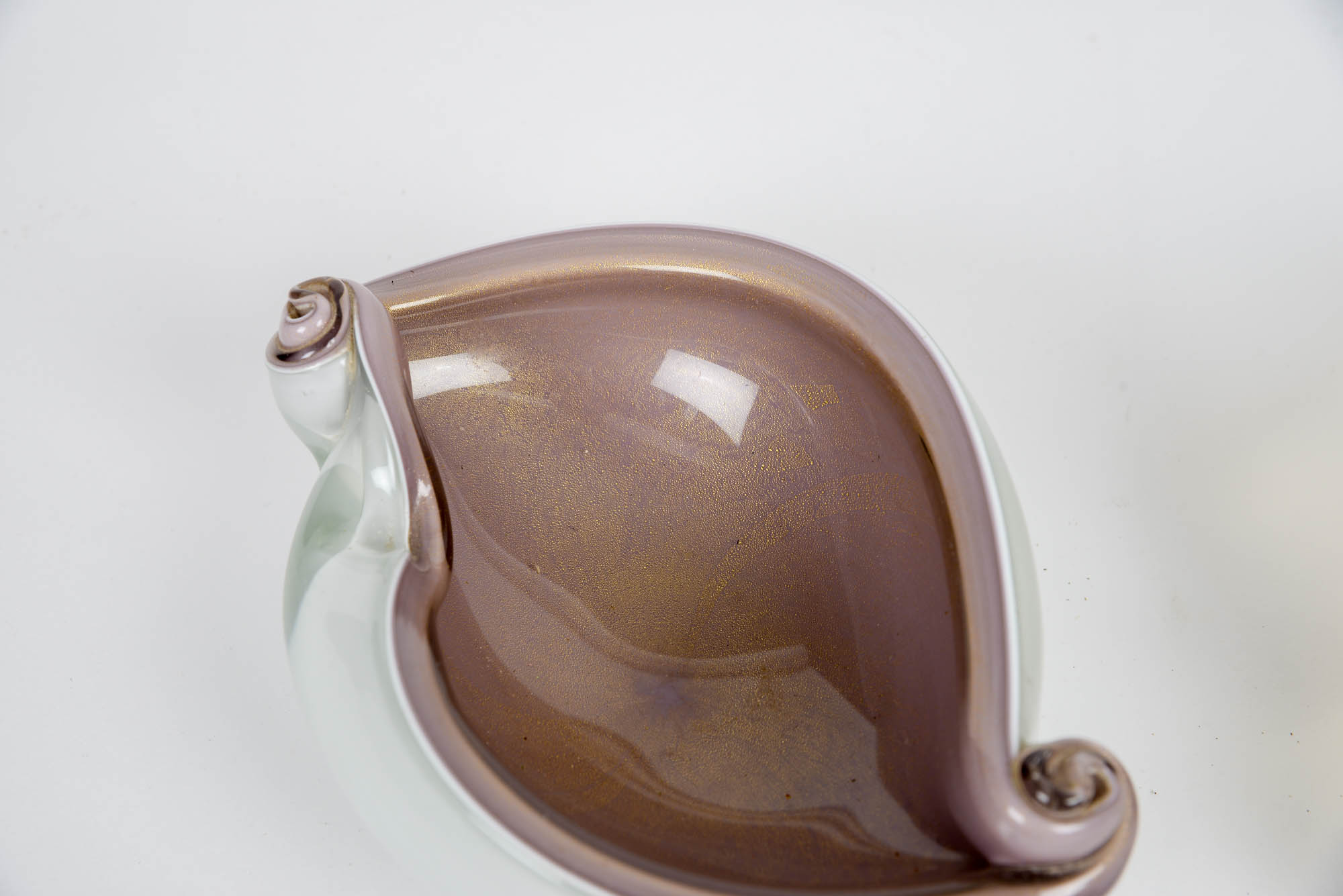 Pair of Murano Style Glass Dishes