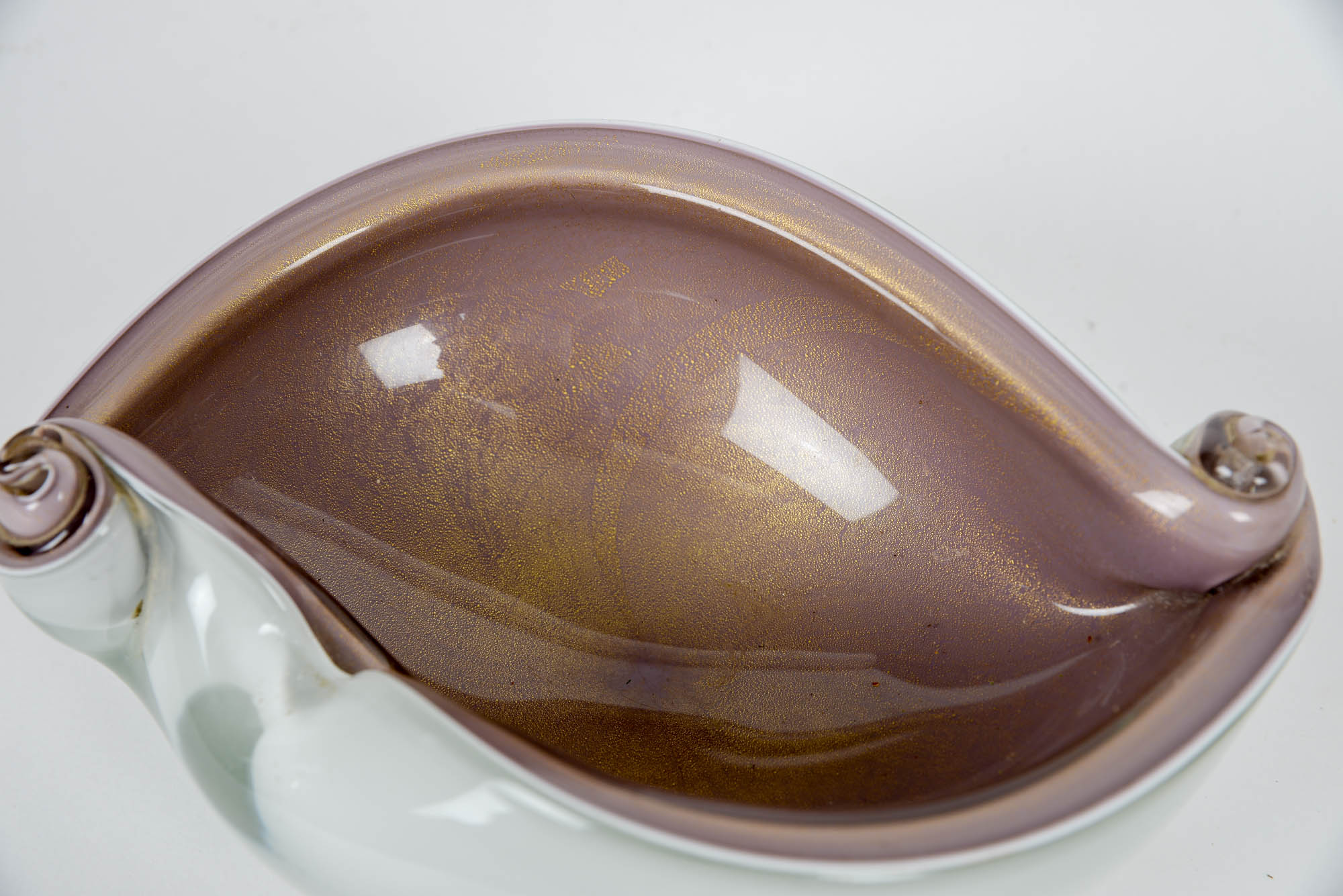 Pair of Murano Style Glass Dishes