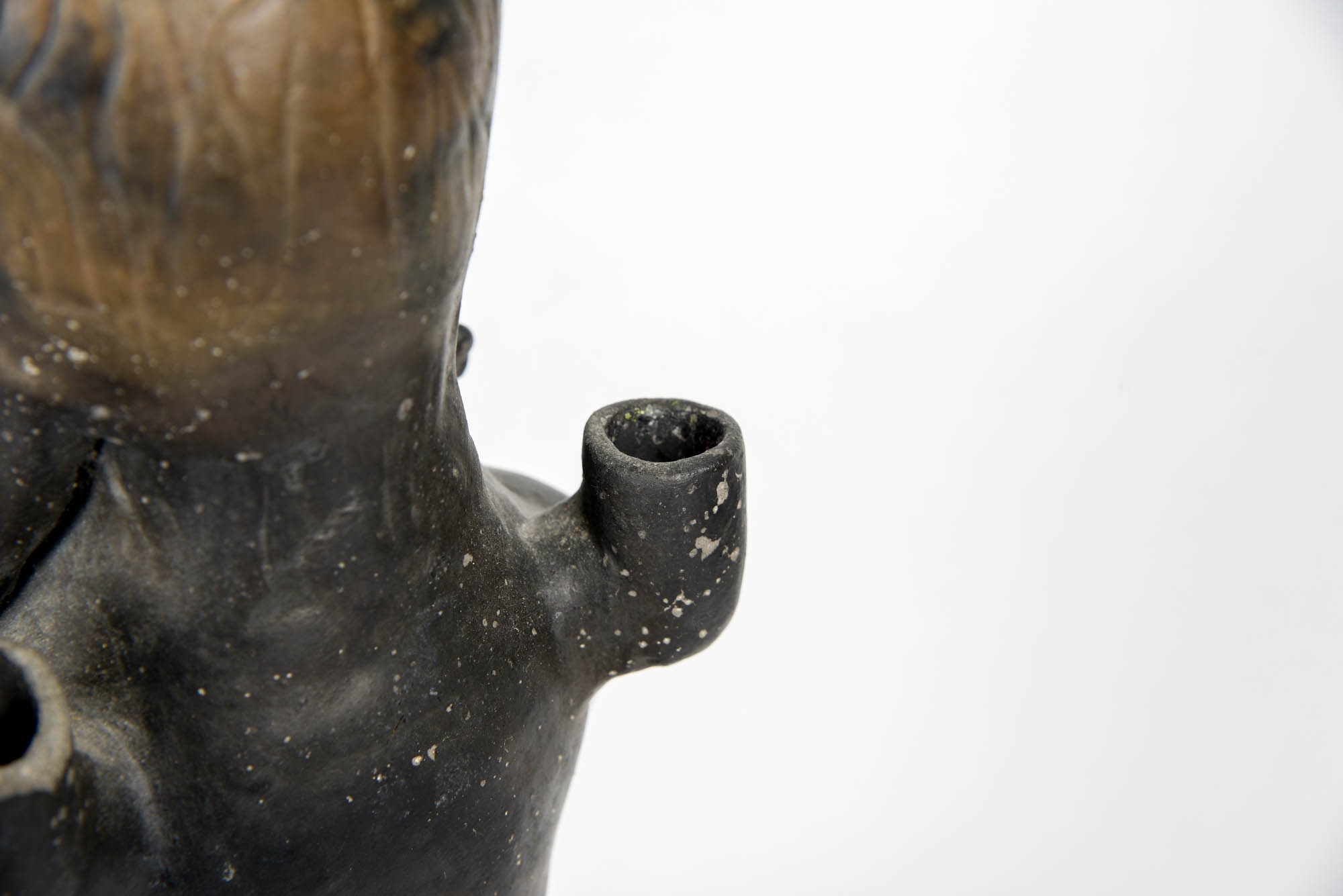 Mexican Garden Statue and Carved Pig Figurine