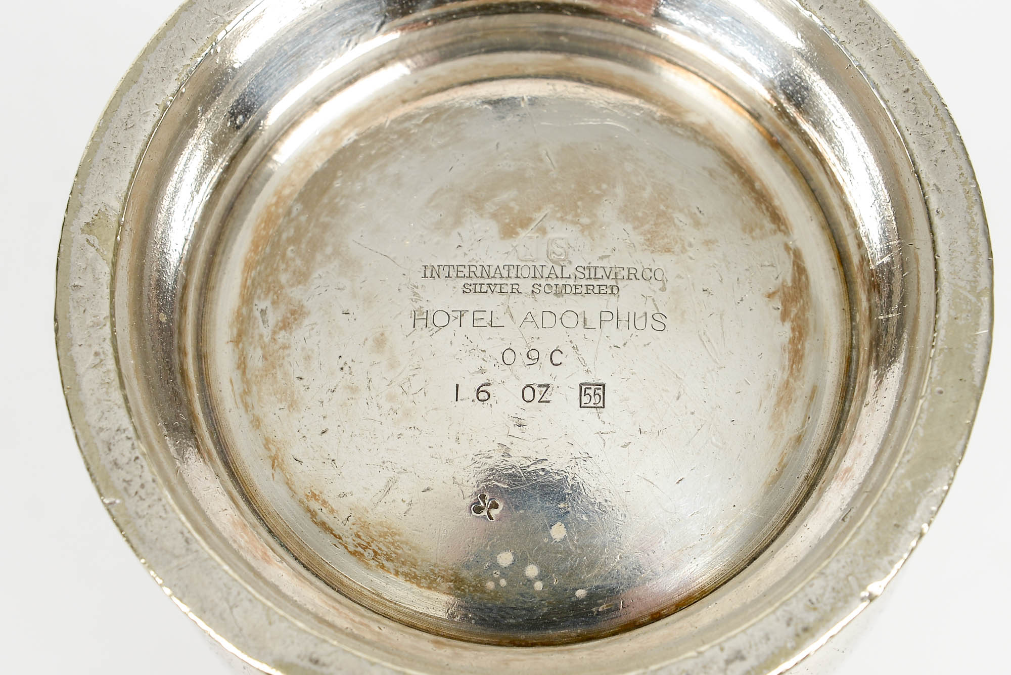 Silver Soldered Tea Pot from the Hotel Adolphus